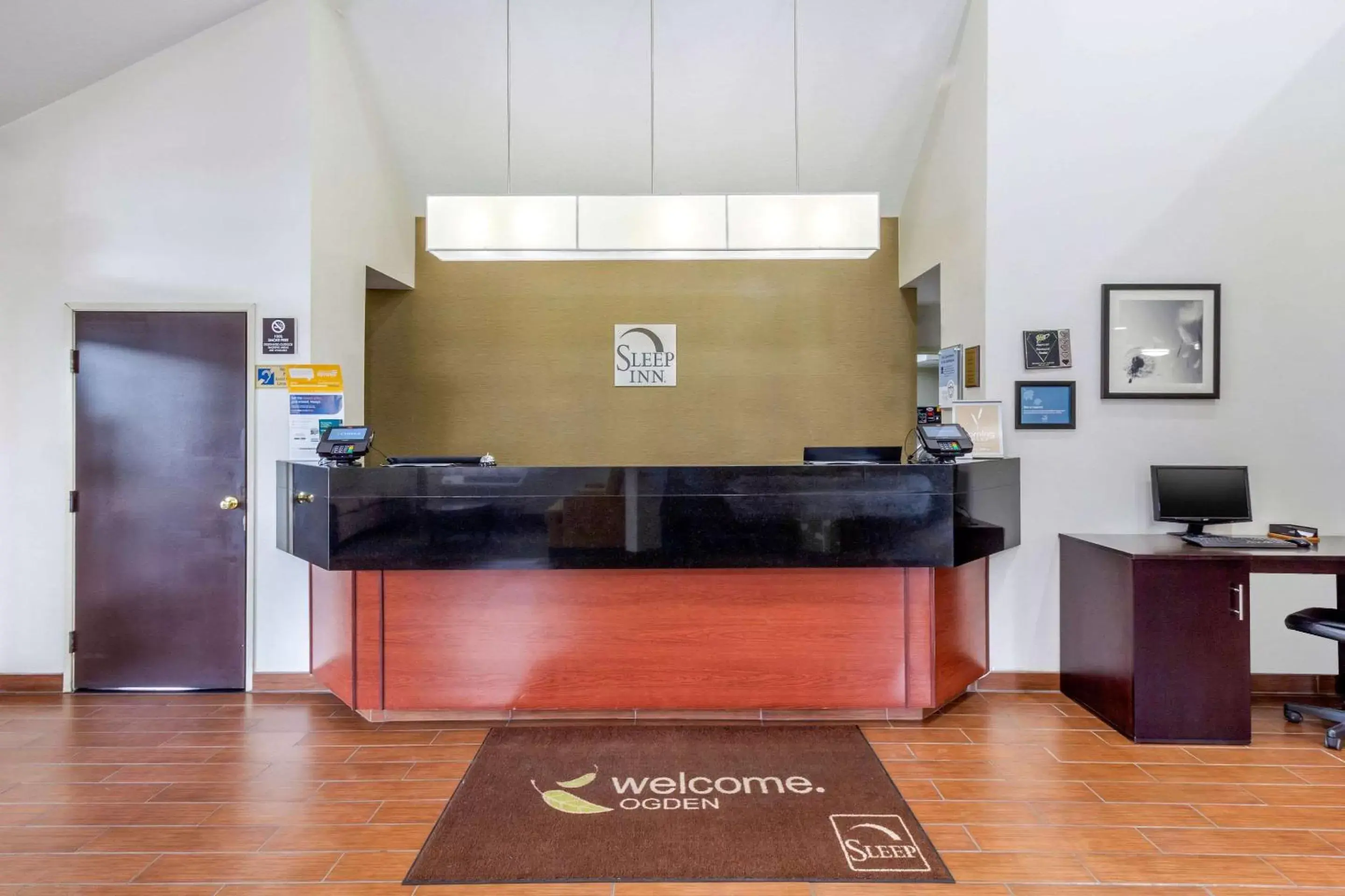 Lobby or reception in Sleep Inn Ogden near Event Center Lobby or reception in Sleep Inn Ogden near Event Center