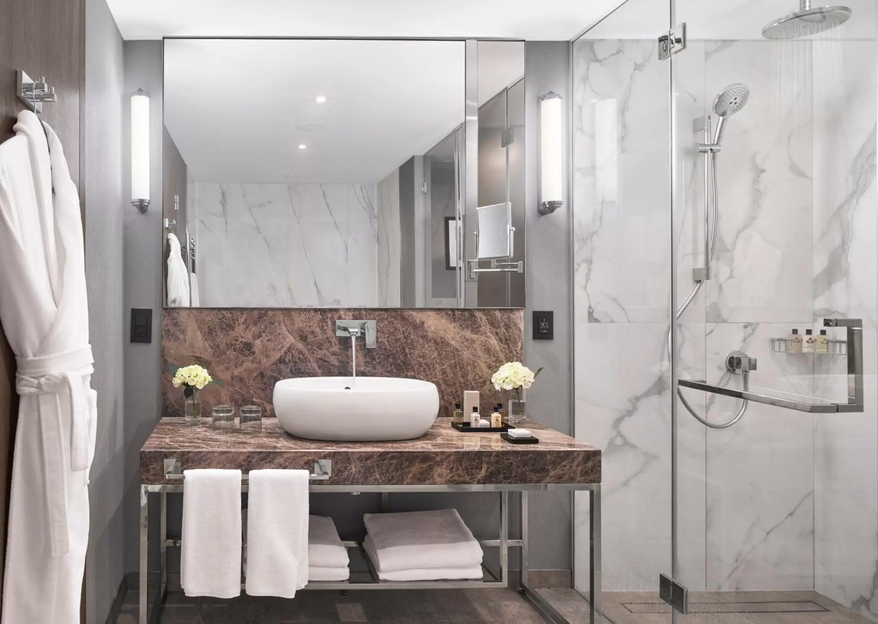 Bathroom in InterContinental Sofia by IHG Bathroom in InterContinental Sofia by IHG