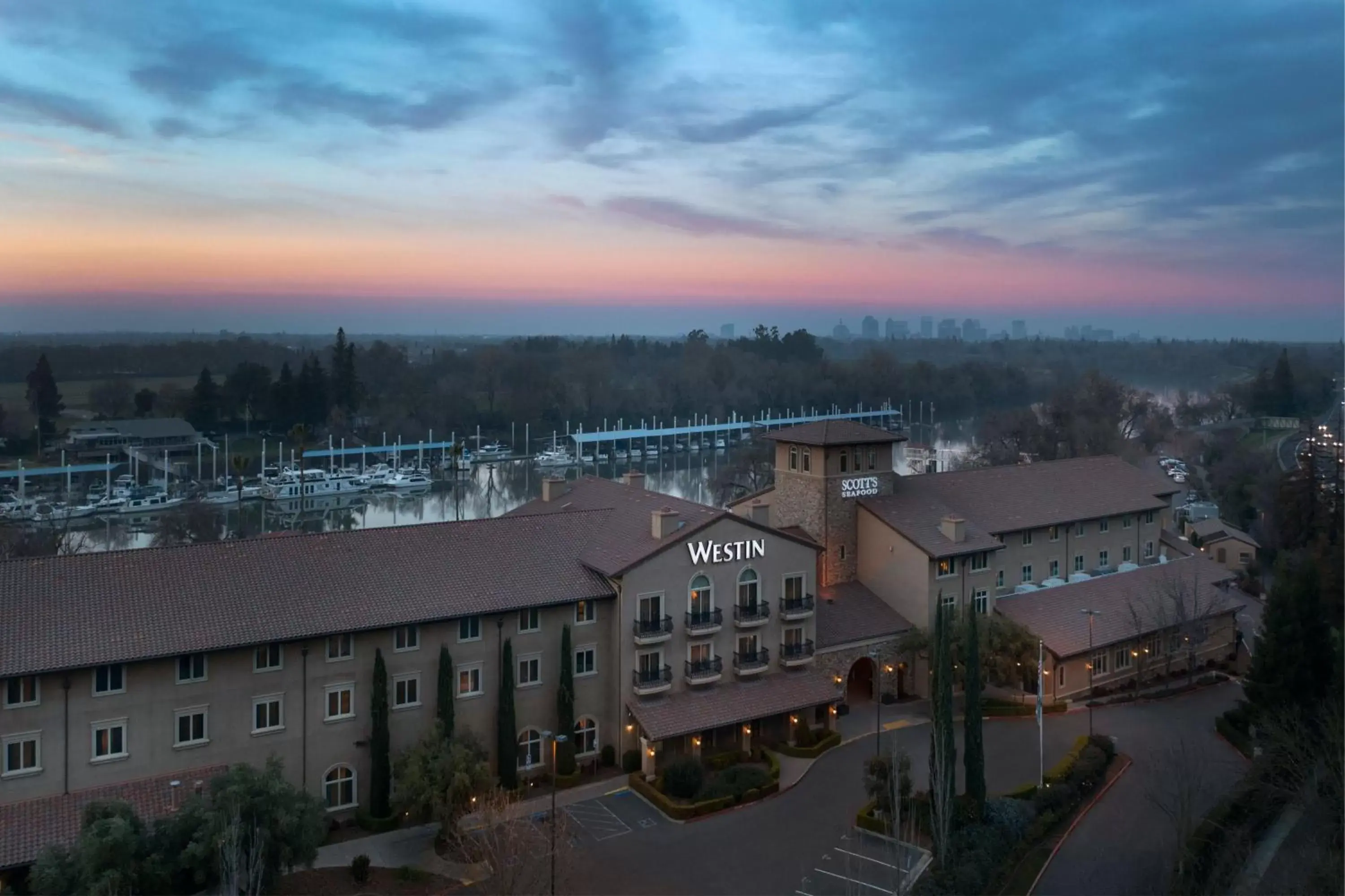 Property building, Bird's-eye View in The Westin Sacramento