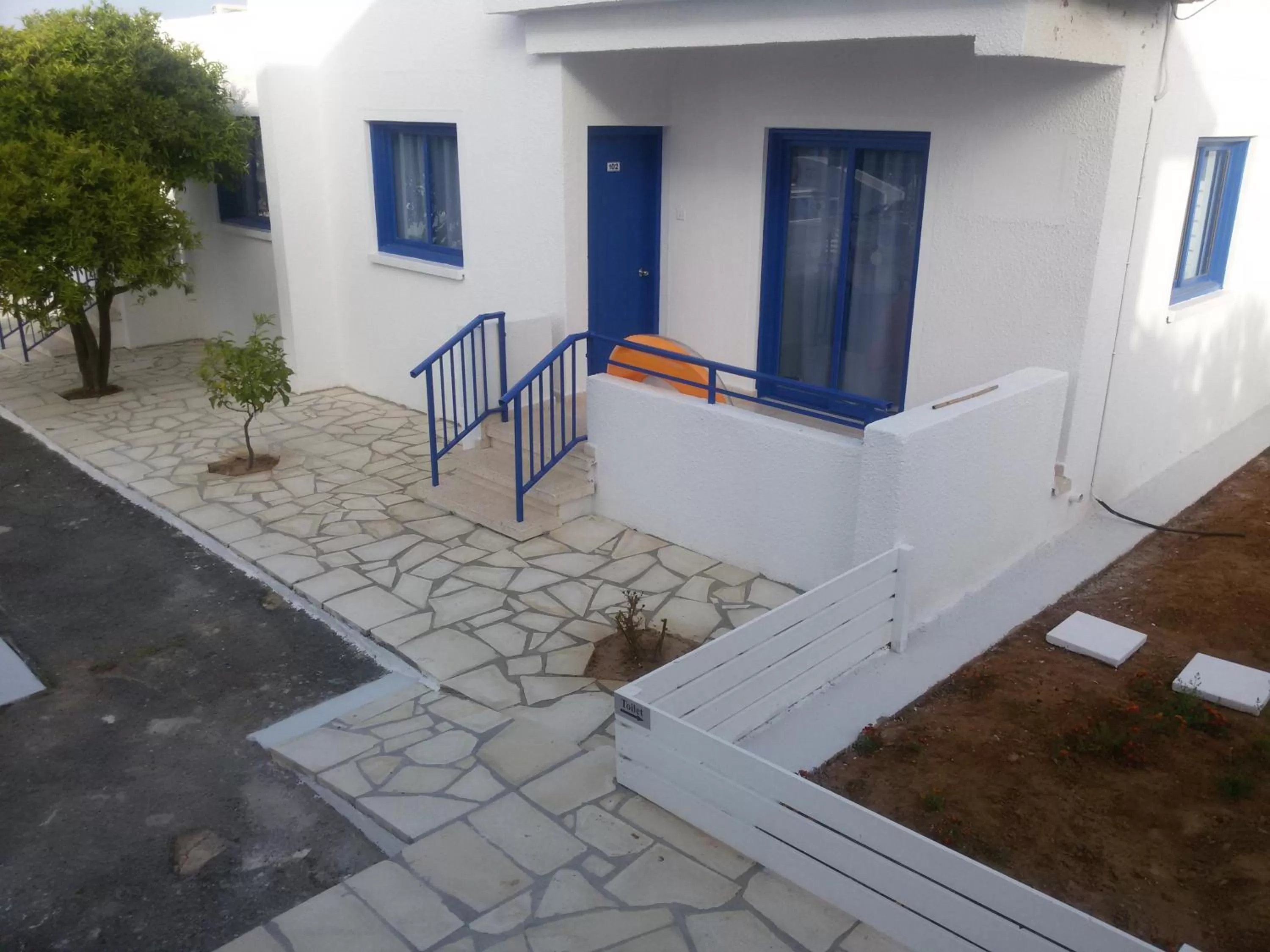 Balcony/Terrace in Flokkas Hotel Apartments