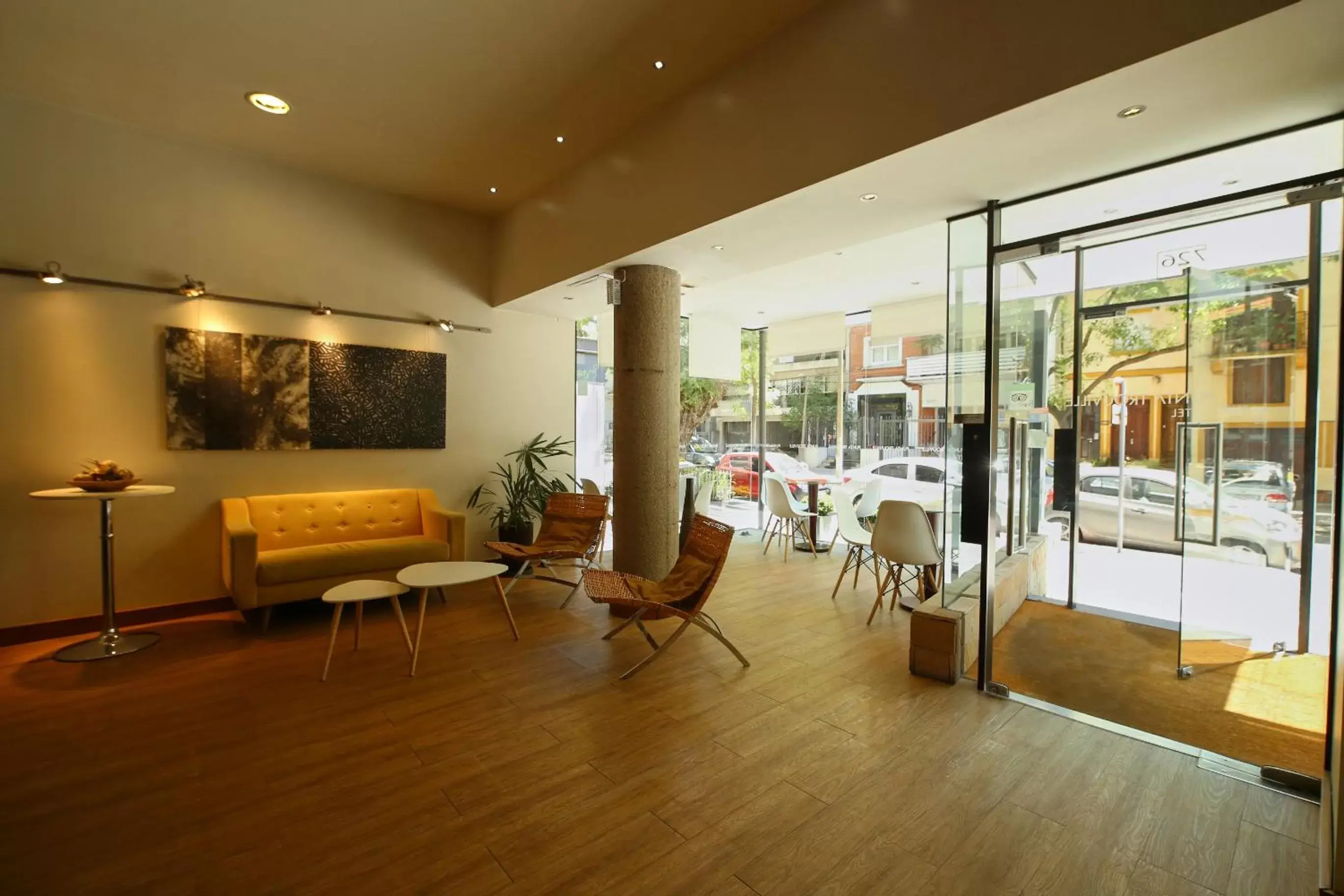 Lobby or reception in Punta Trouville Hotel