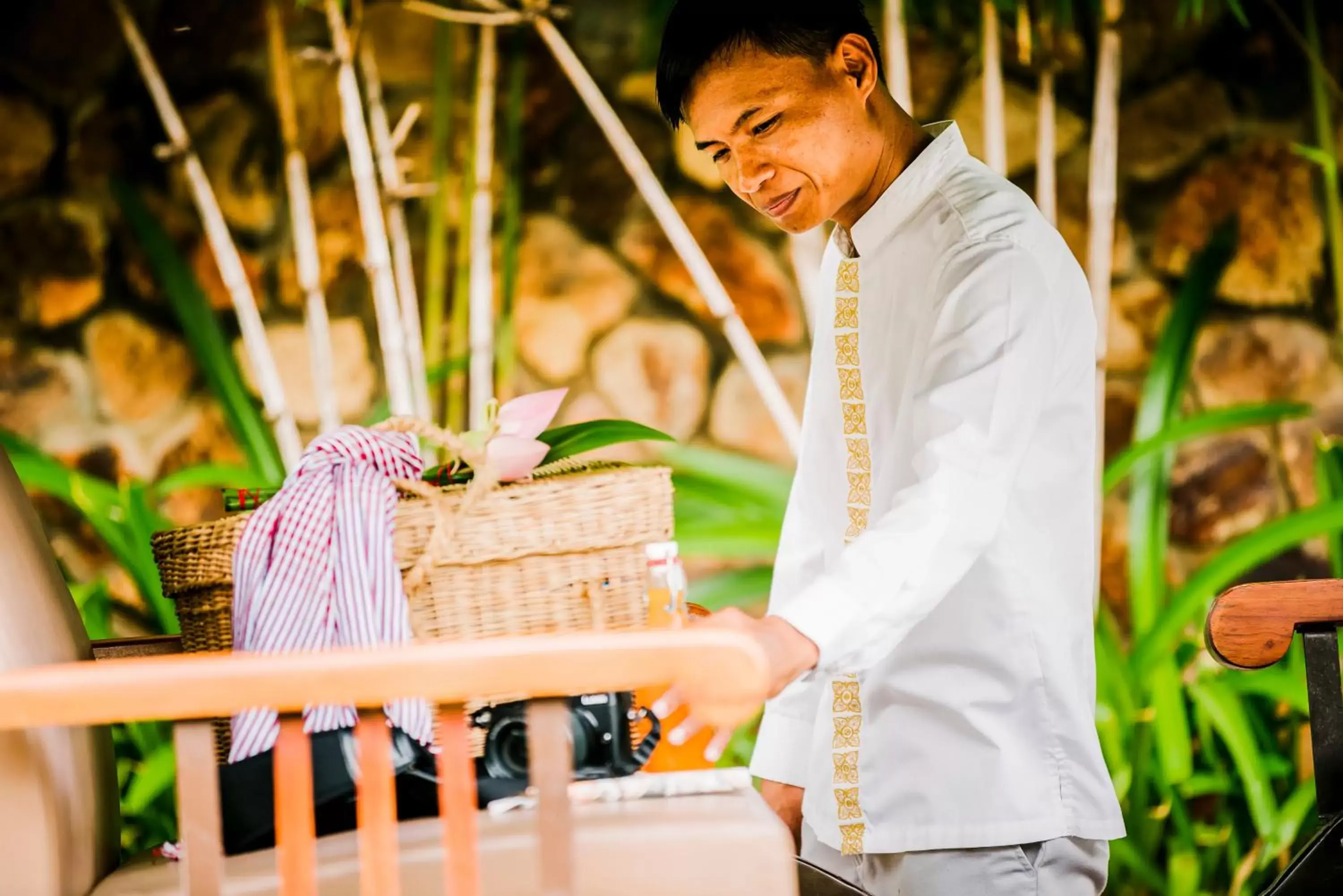 Garden in Anantara Angkor Resort