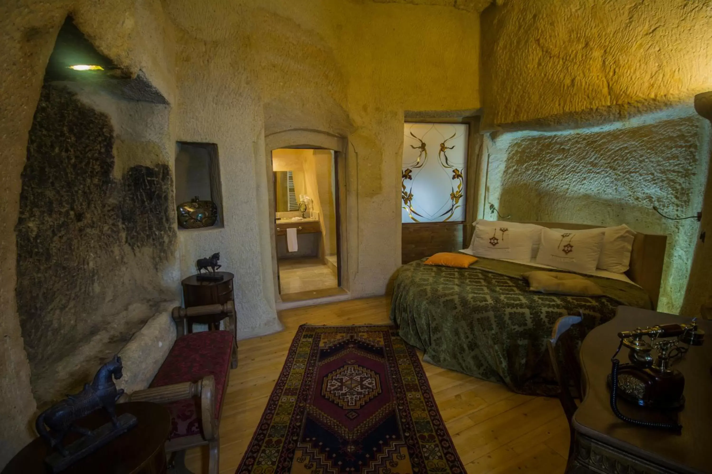 Bedroom, Seating Area in Fresco Cave Suites Cappadocia