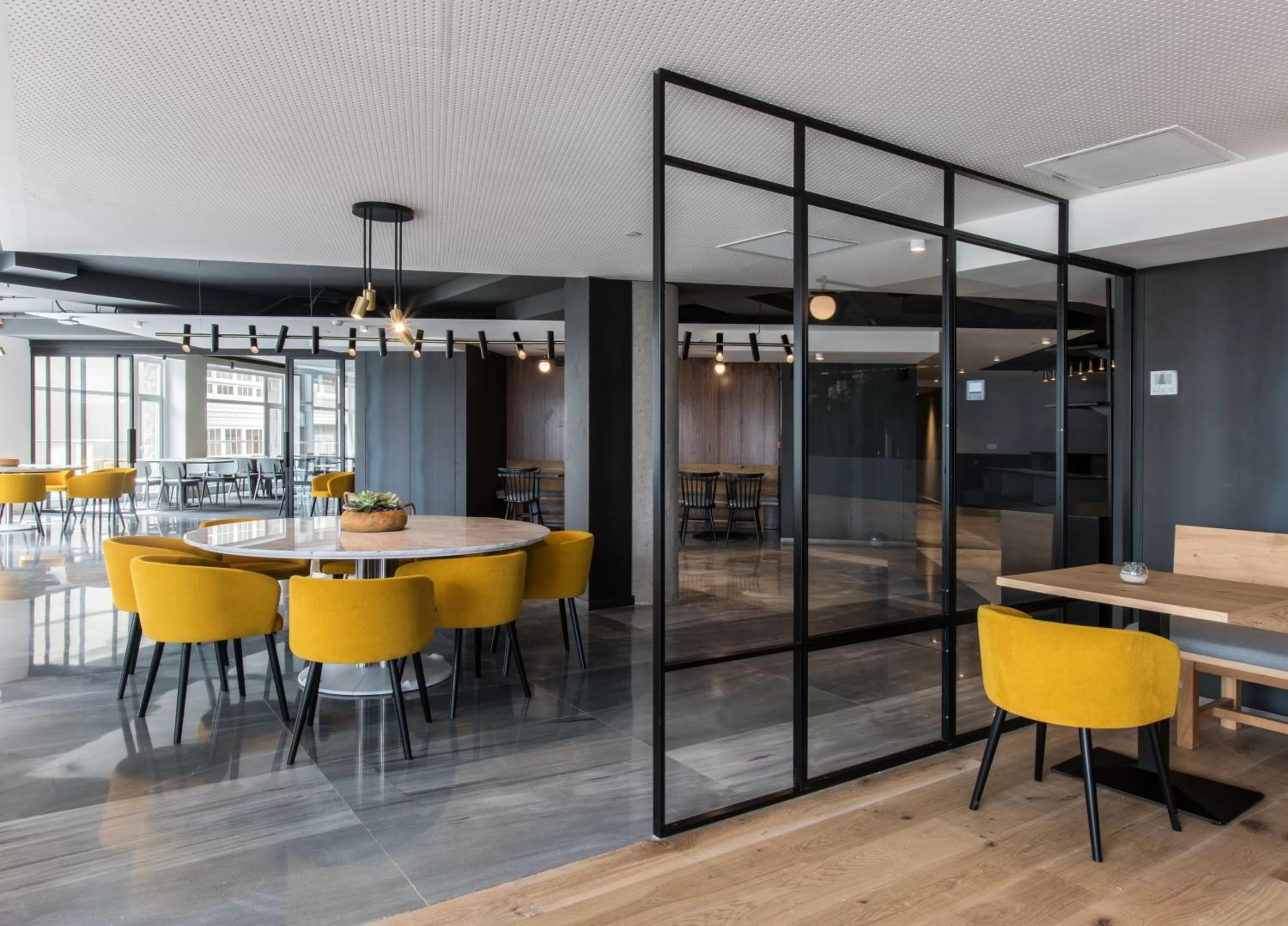 Dining area in Hotel Riazor
