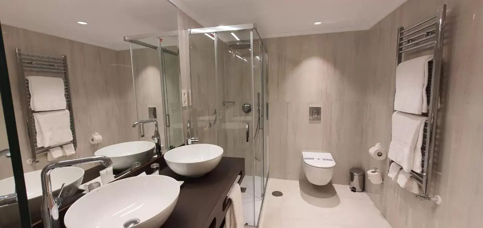 Shower, Bathroom in Aparto-Hotel Rosales