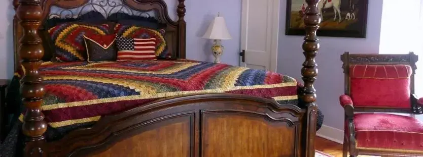 Bedroom, Bed in The Swope Manor Bed & Breakfast Bedroom, Bed in The Swope Manor Bed & Breakfast