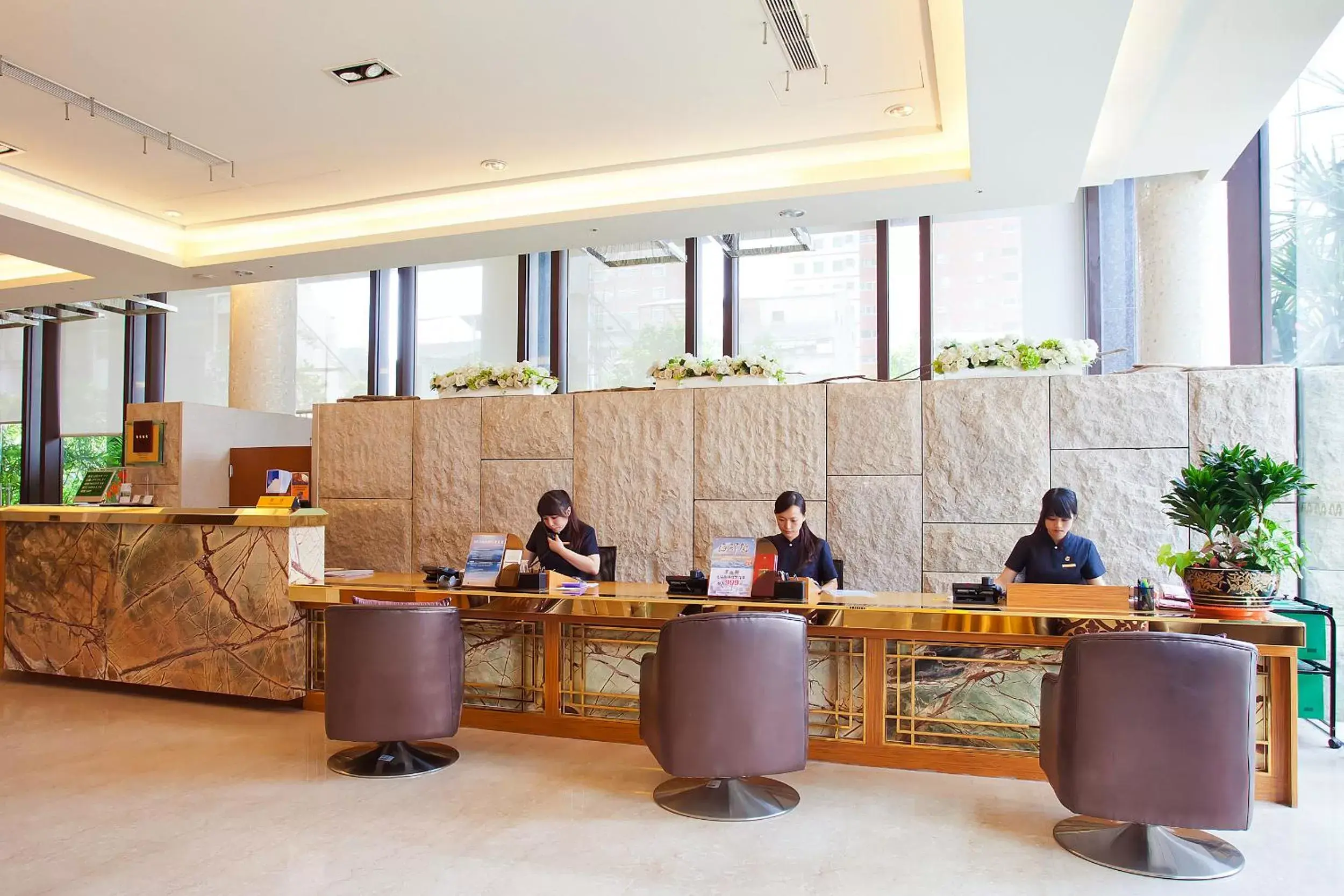 Lobby or reception in Golden Tulip Zhong Xin Hotel Taichung Lobby or reception in Golden Tulip Zhong Xin Hotel Taichung