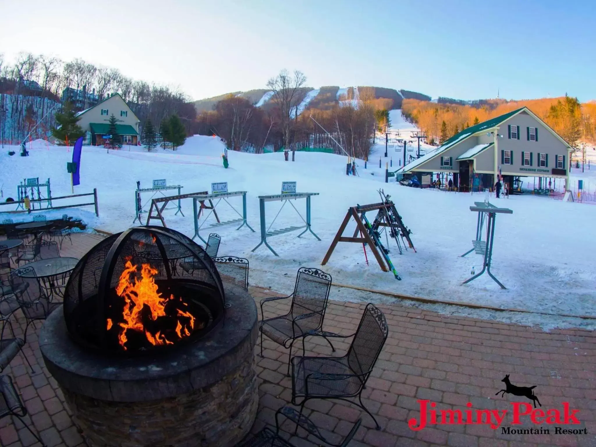 Skiing, Winter in Jiminy Peak Mountain Resort