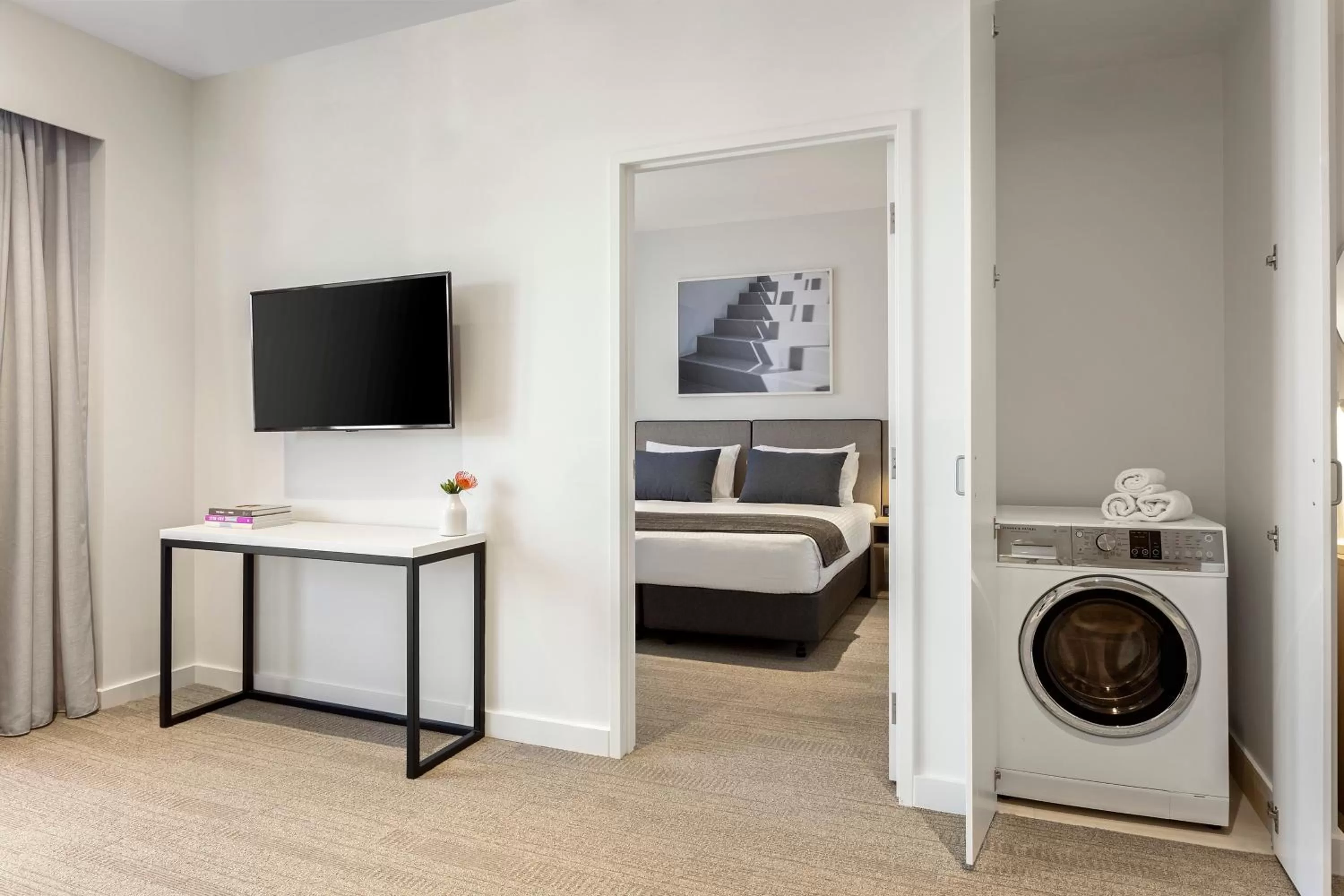 Living room, Bed in Quest Joondalup