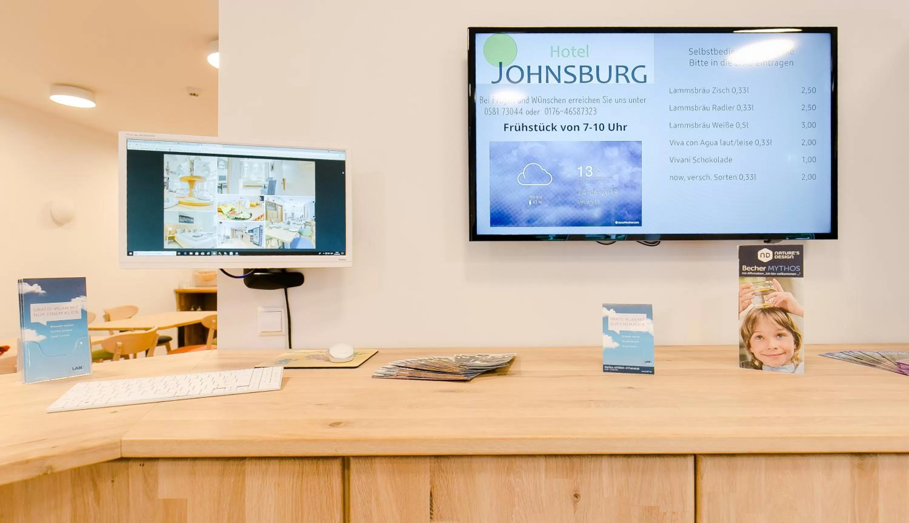 Lobby or reception in Hotel Johnsburg