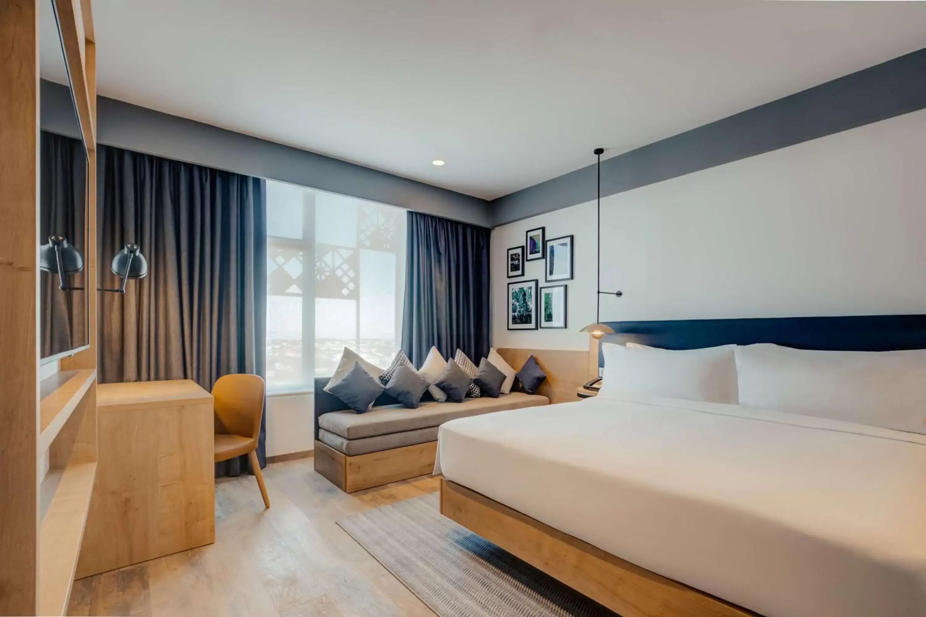 Bed in Hilton Garden Inn Casablanca Sud