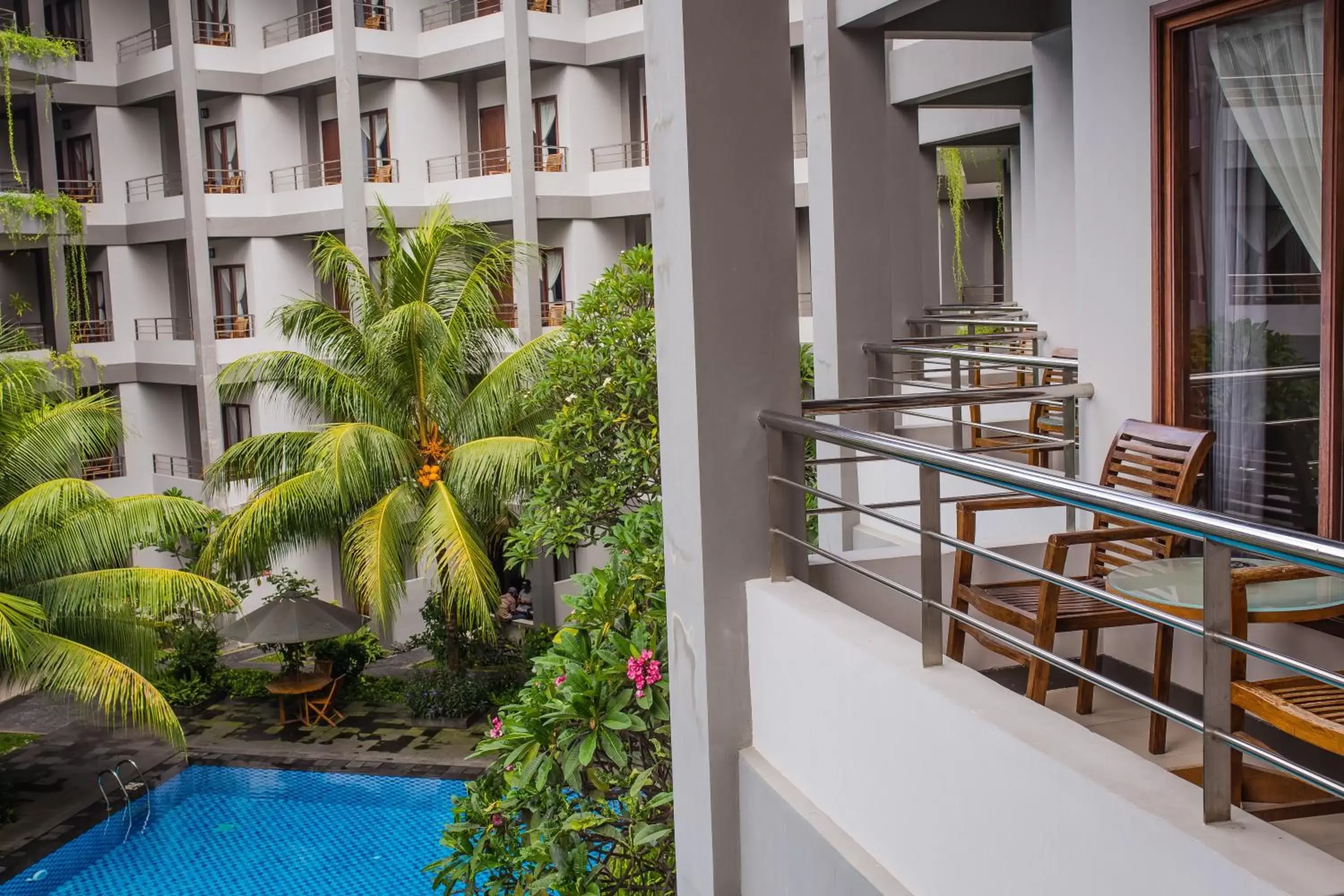 View (from property/room), Pool View in Lombok Garden Hotel