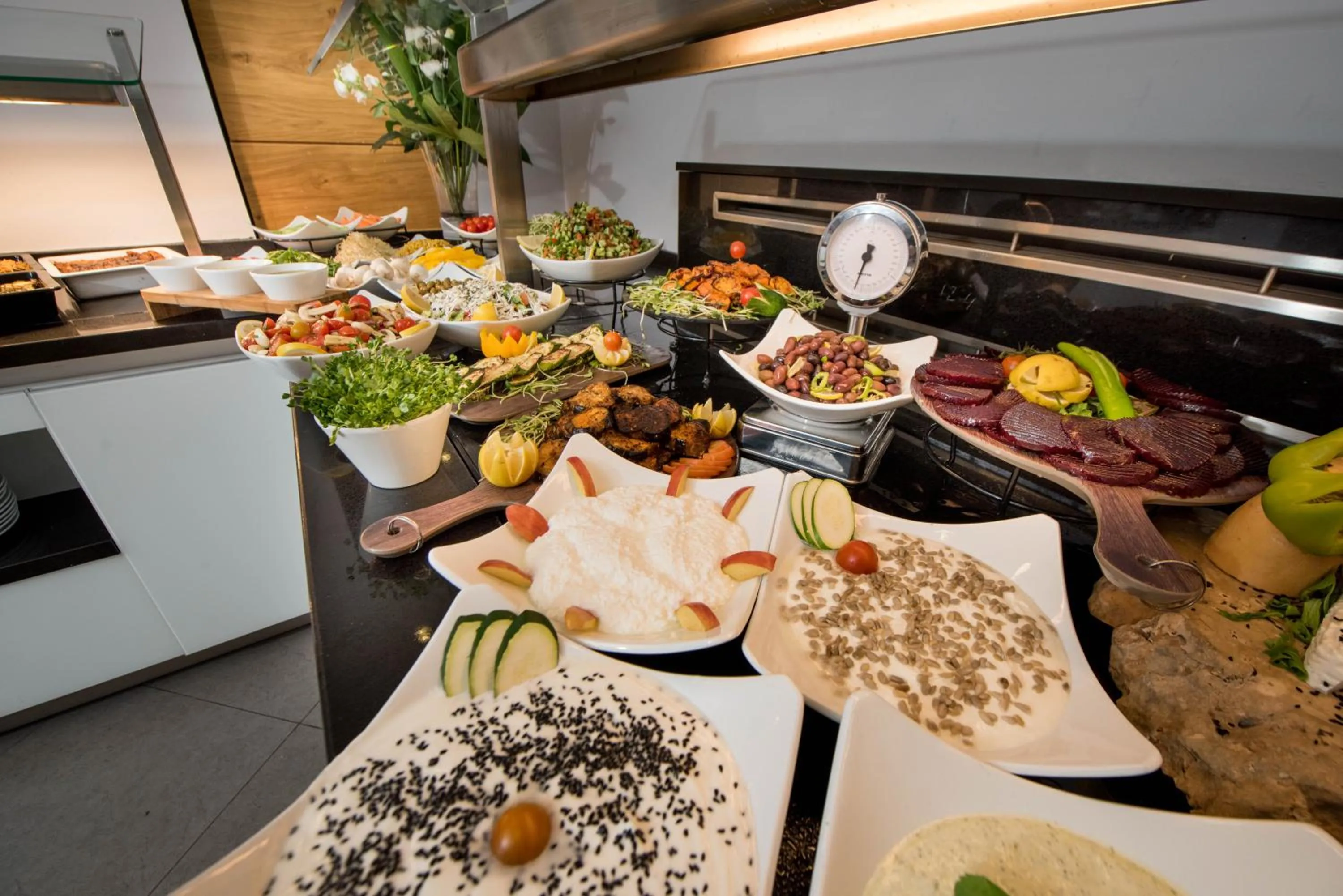 Buffet breakfast in Montefiore Hotel By Smart Hotels