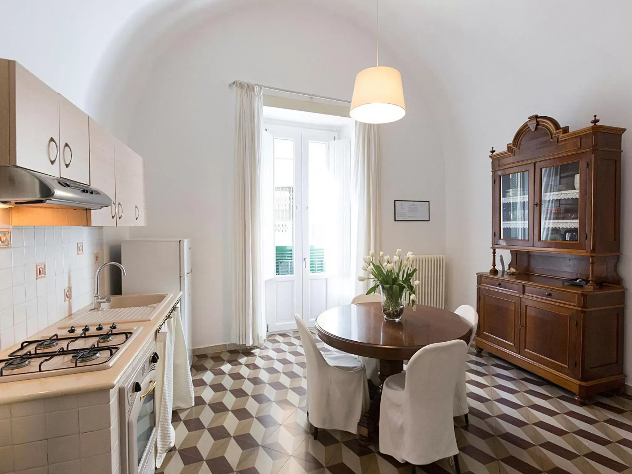 Living room, Kitchen/Kitchenette in Nonna Jole