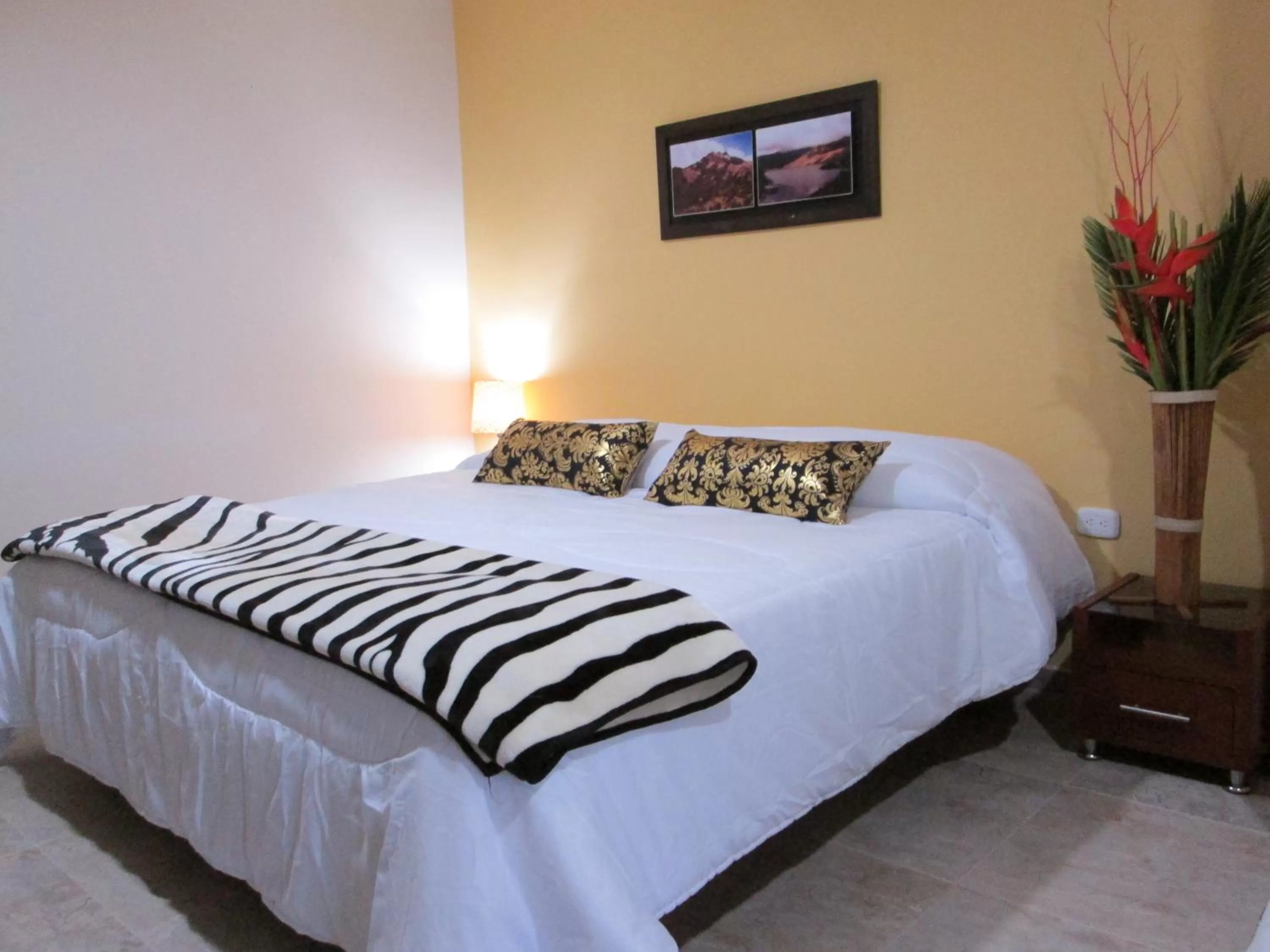 Bed in Cabañas Las Bifloras