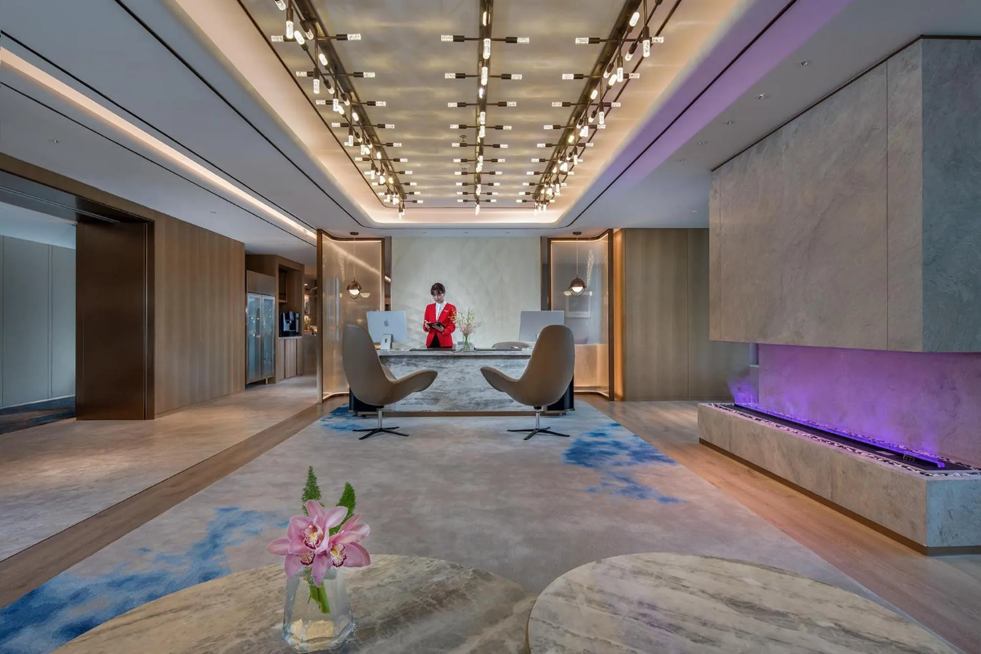 Lobby or reception, Bed in Shenzhenair International Hotel