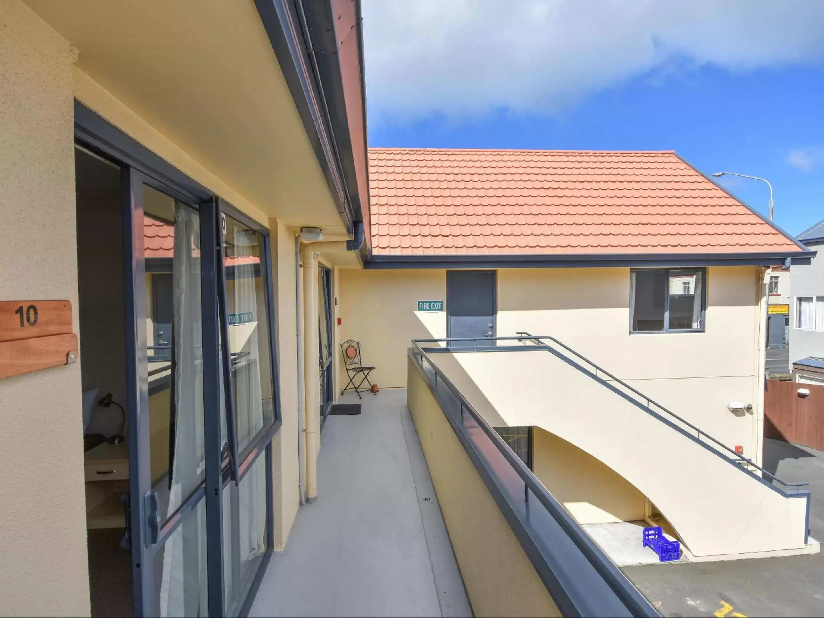 Balcony/Terrace in Bella Vista Motel Dunedin