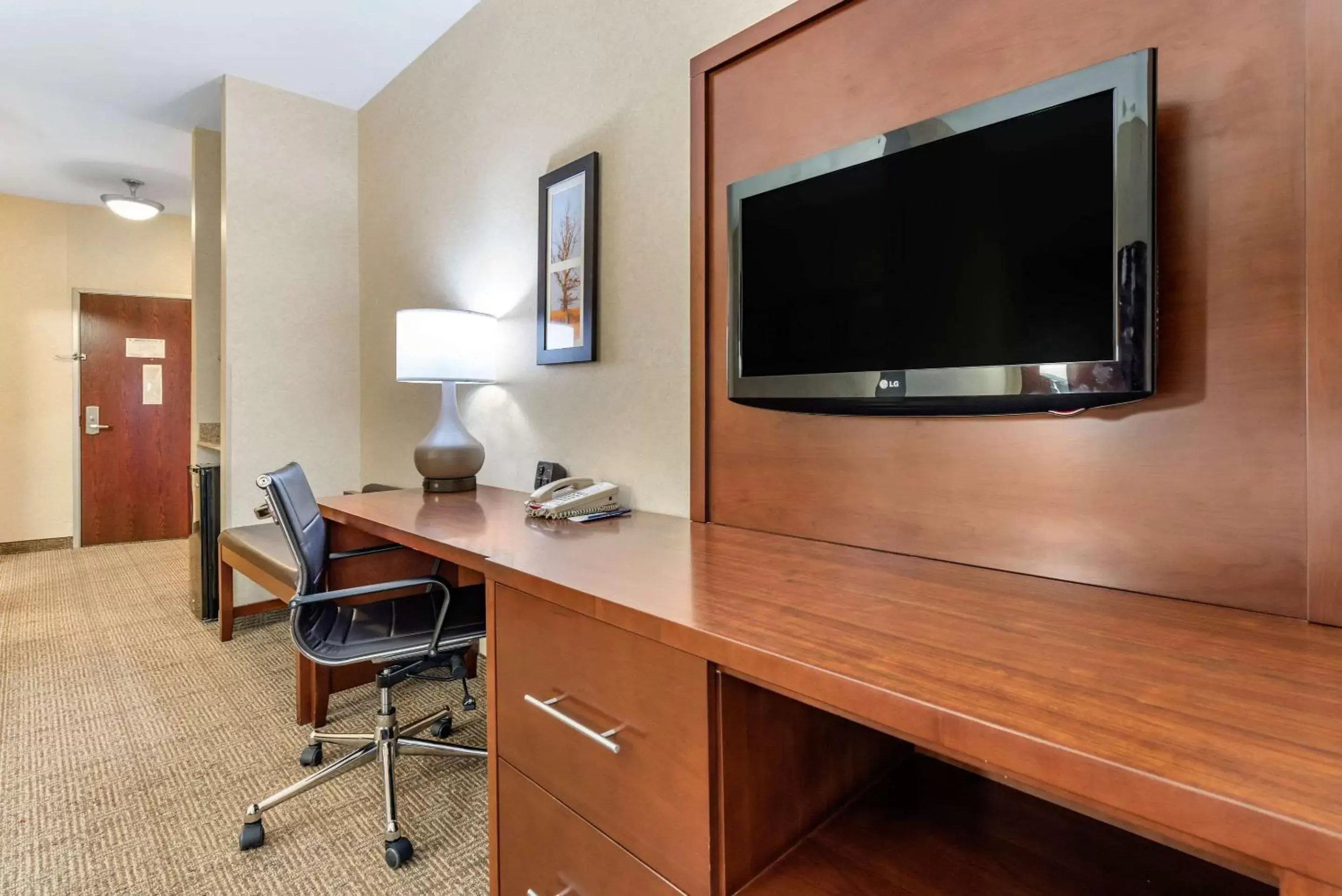 TV and multimedia, TV/Entertainment Center in Comfort Suites South Elkhart