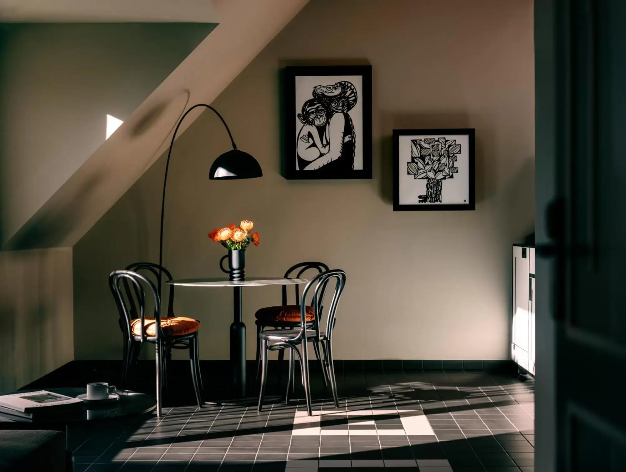 Living room in WELTWIEN Luxury Art Apartments & Free Parking Living room in WELTWIEN Luxury Art Apartments & Free Parking