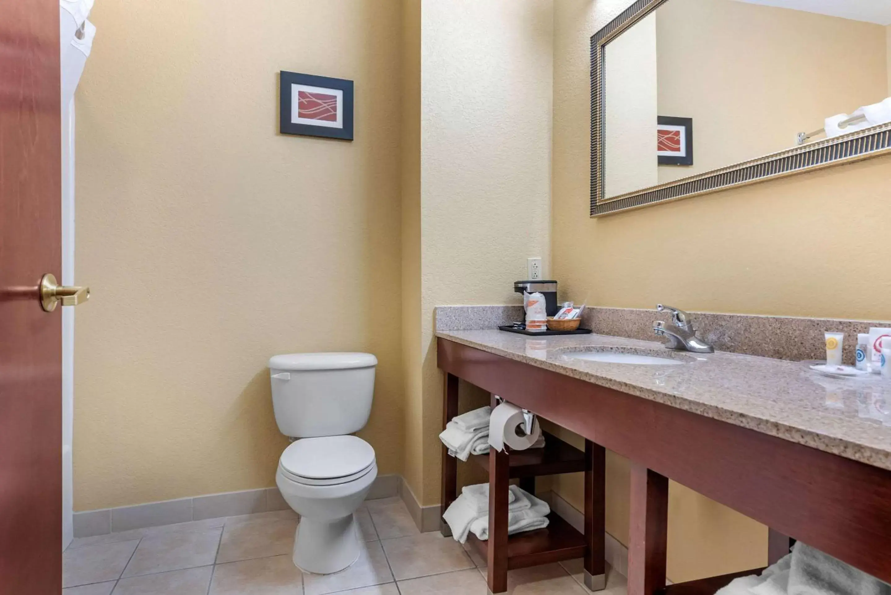 Bathroom in Comfort Suites Findlay I-75