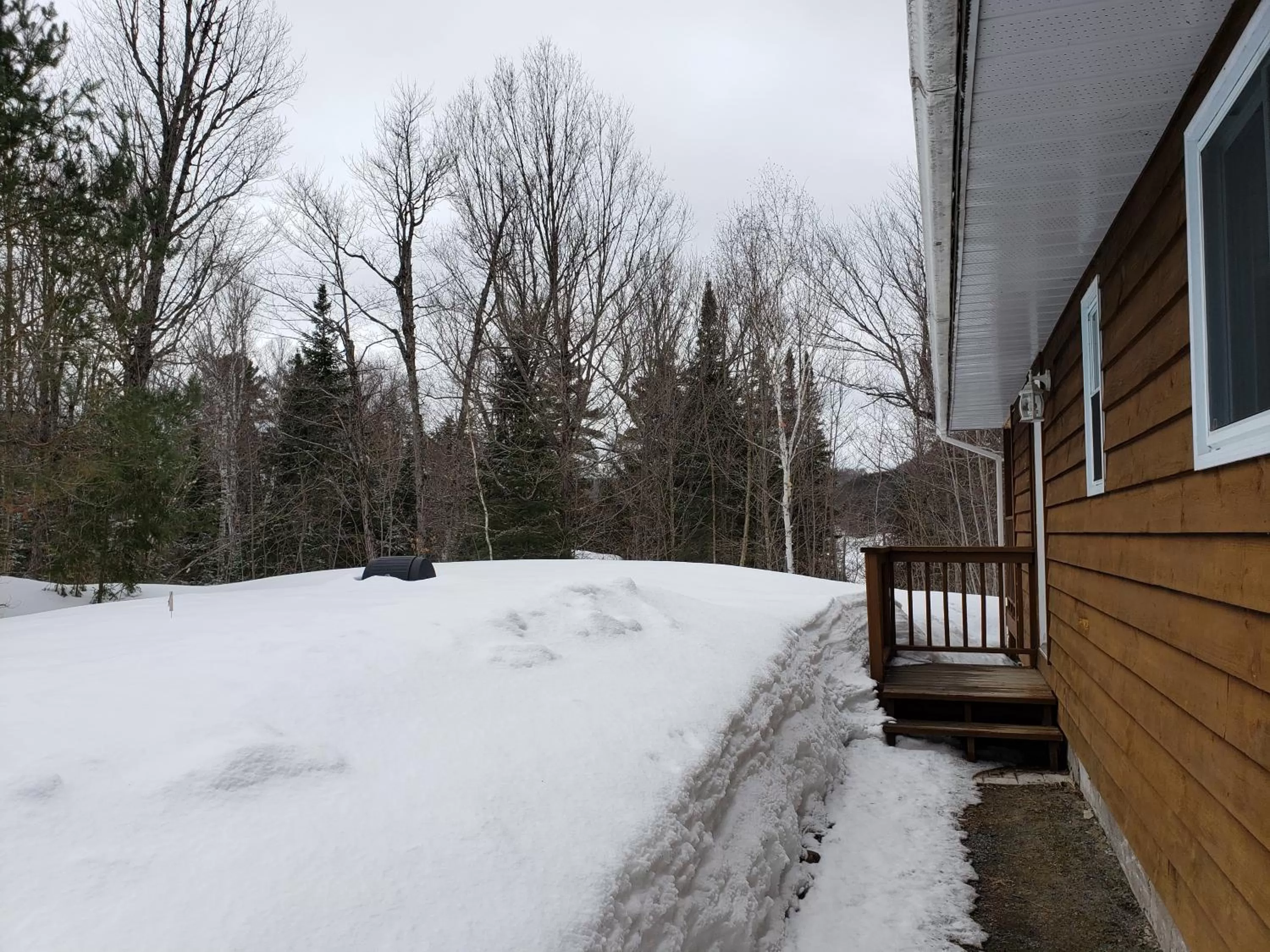 Winter in Parkway Cottage Resort and Trading Post