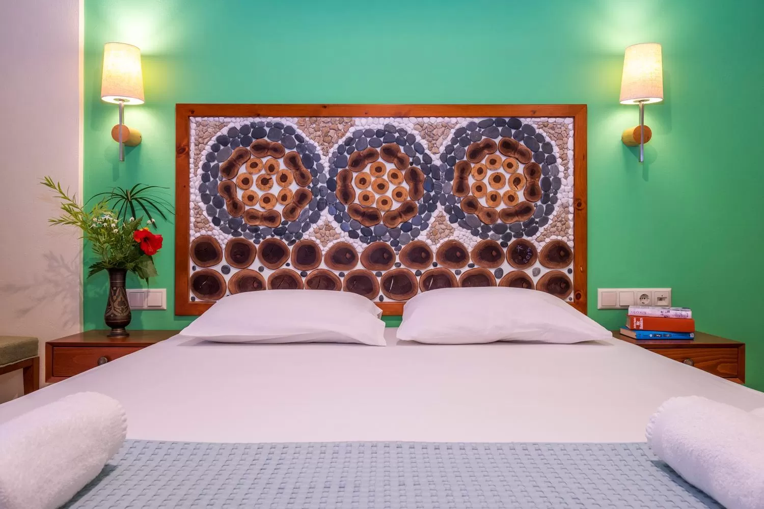 Bed in Aris Boutique Hotel