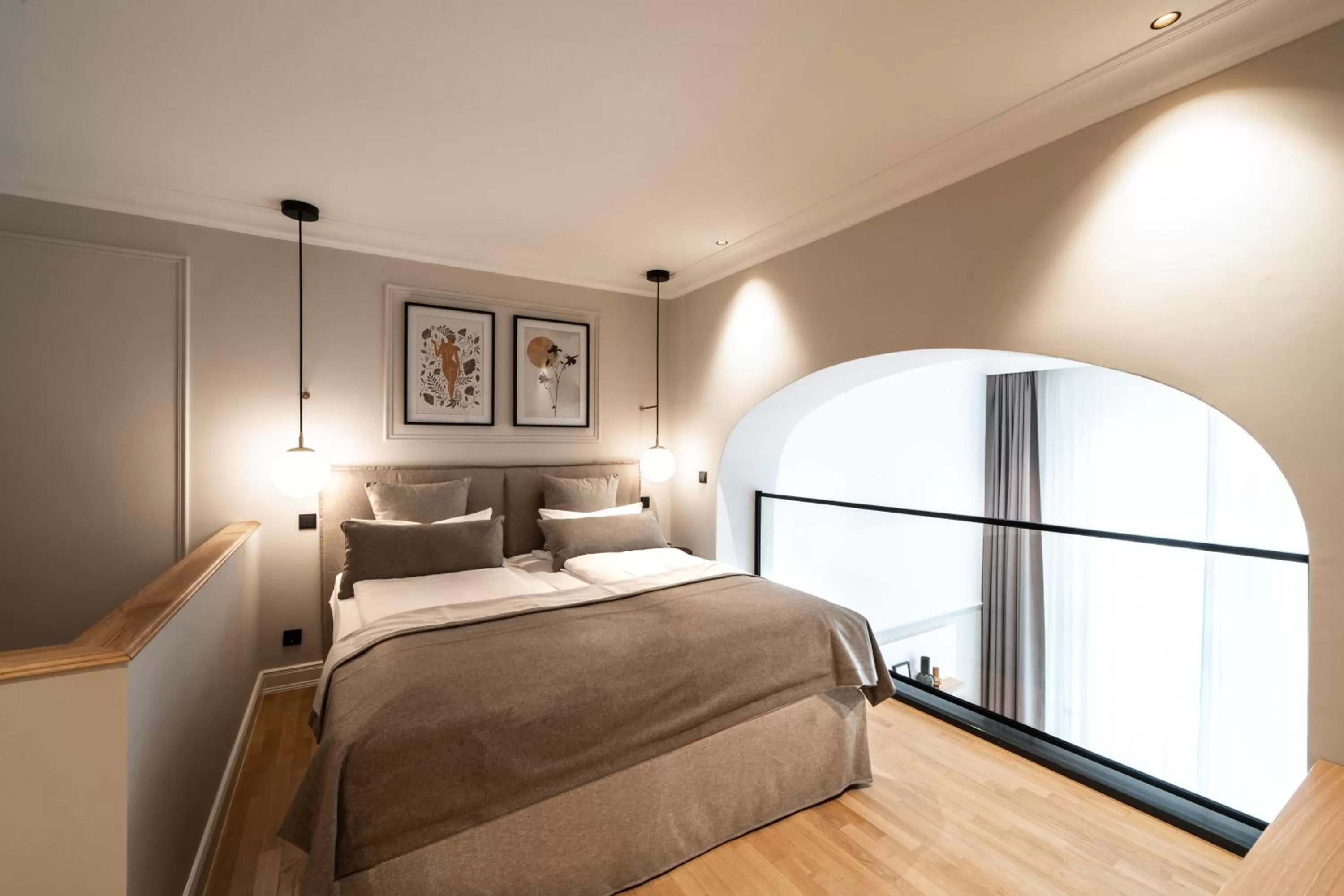 Bed in Strandhotel Kurhaus Juist