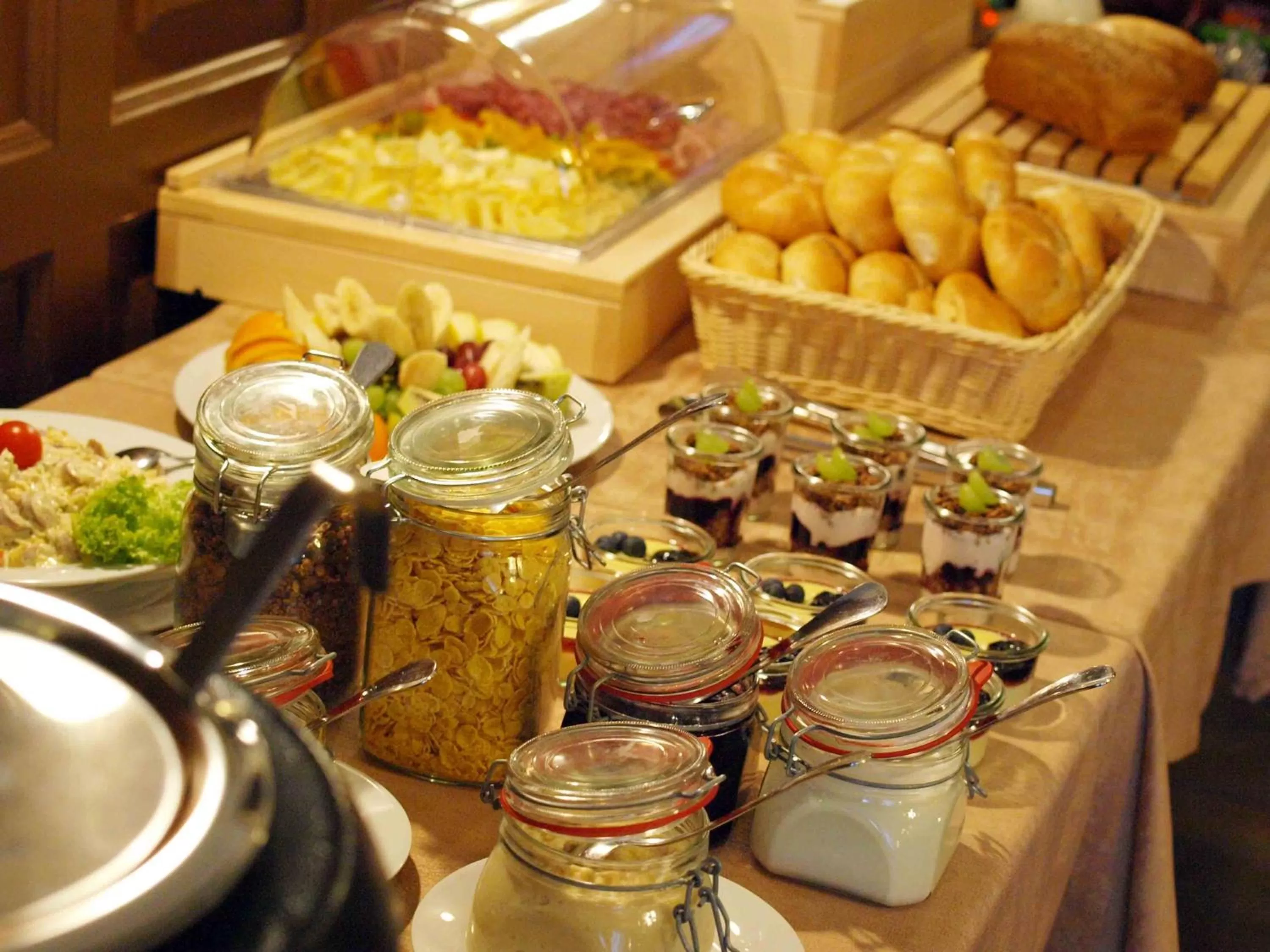 Buffet breakfast in Pivovar Hotel Na Rychtě