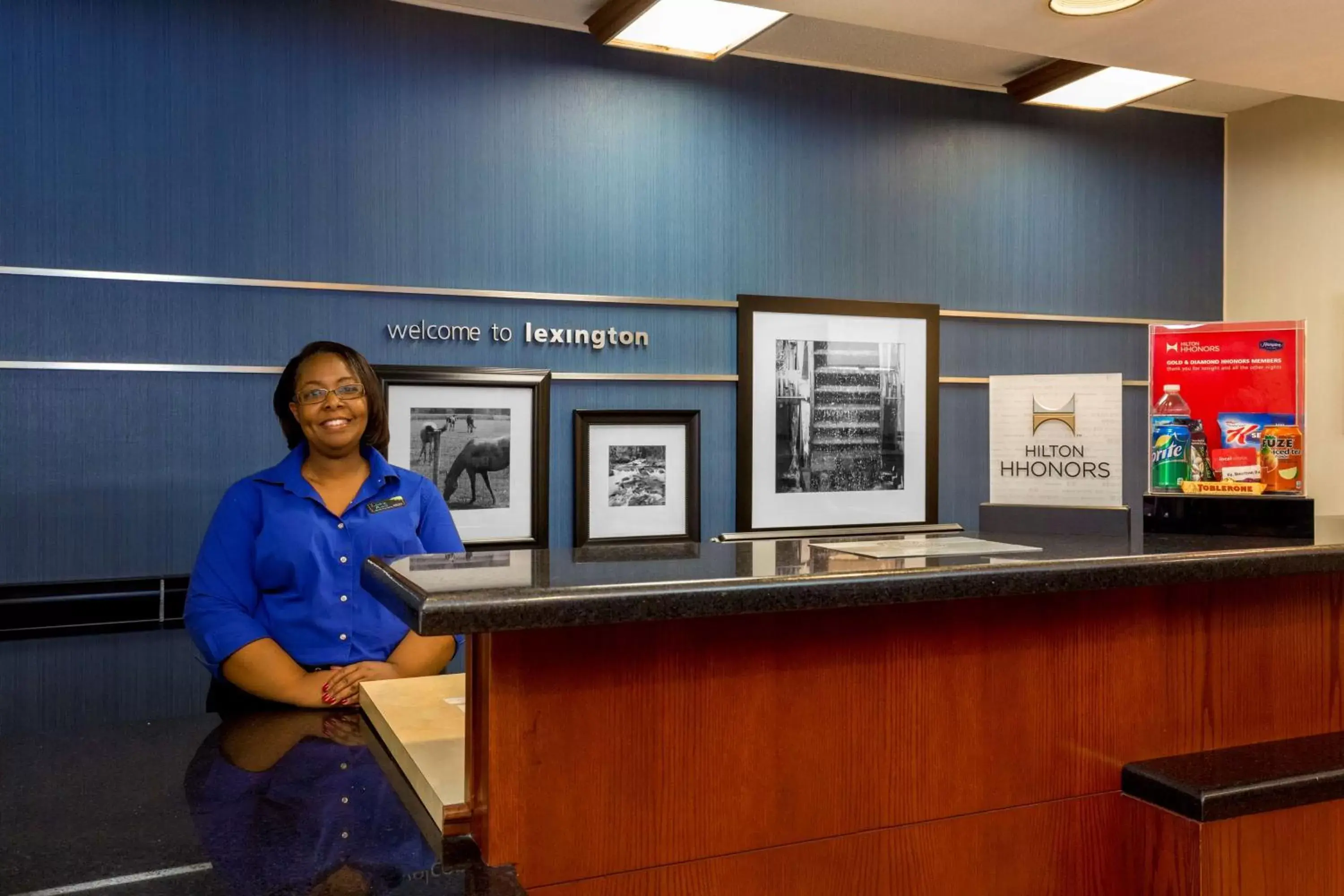 Lobby or reception in Hampton Inn Lexington South Lobby or reception in Hampton Inn Lexington South