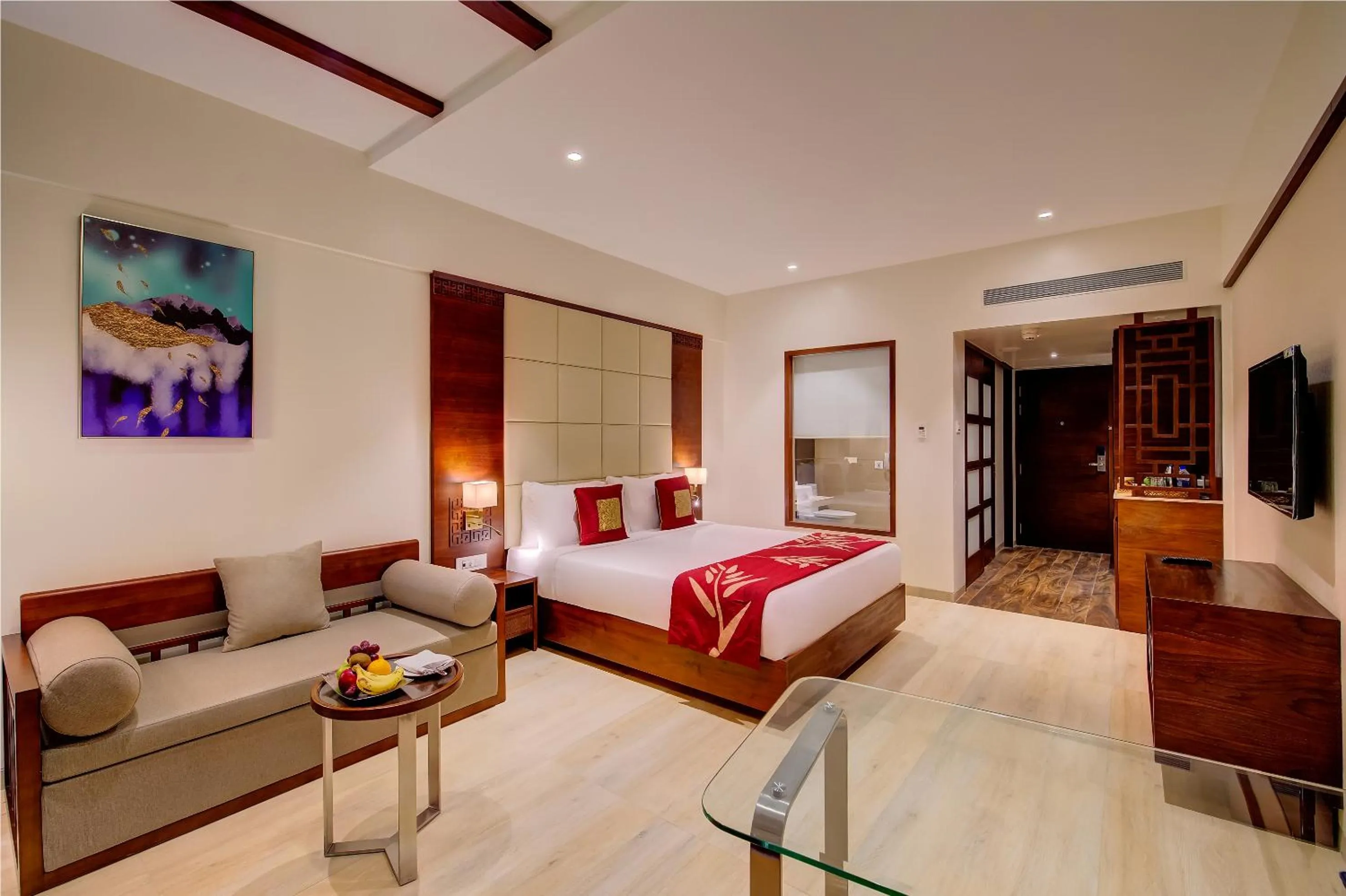 Bedroom, Bed in The Fern An Ecotel Hotel, Lonavala