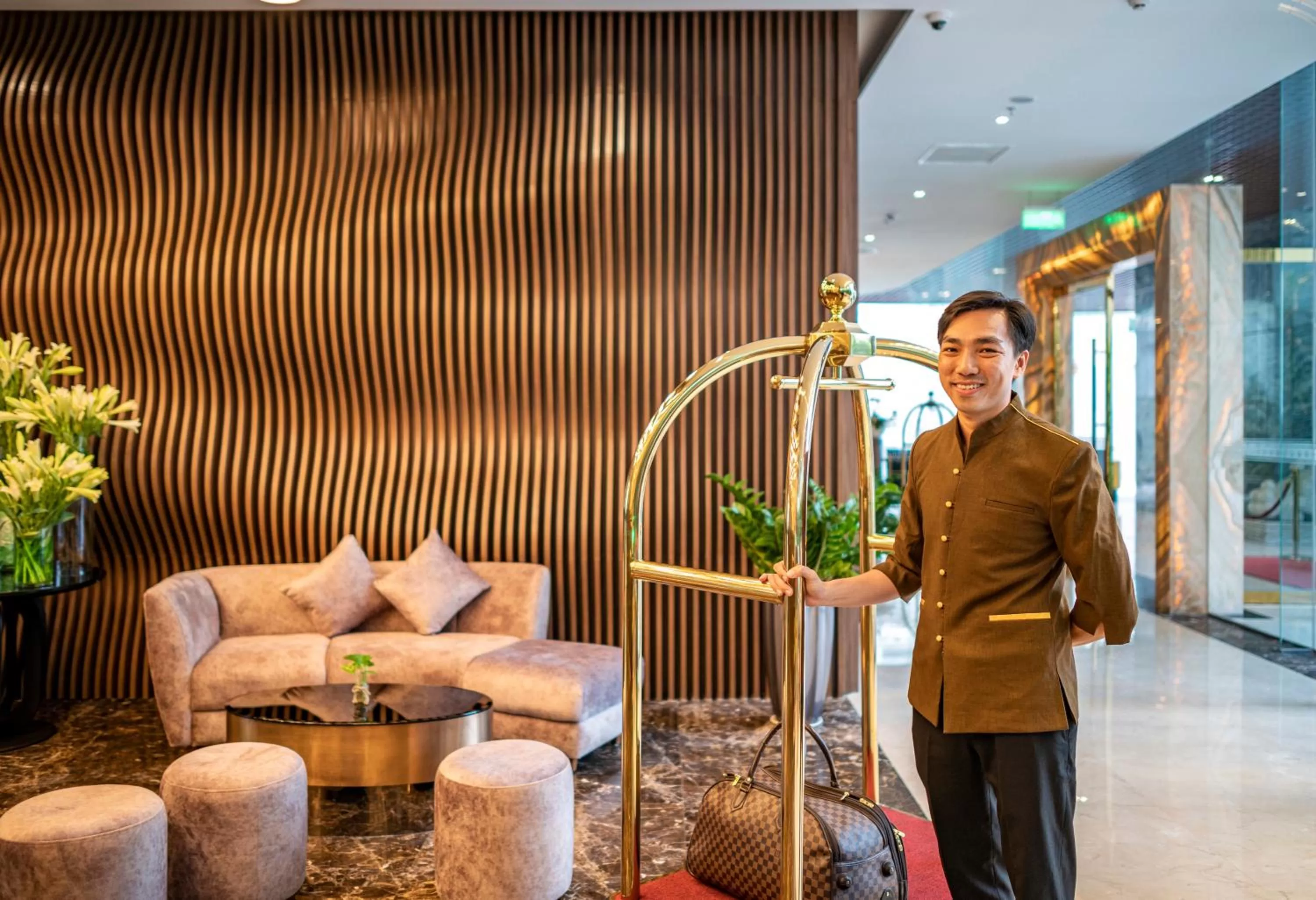 Staff in Muong Thanh Luxury Saigon Hotel