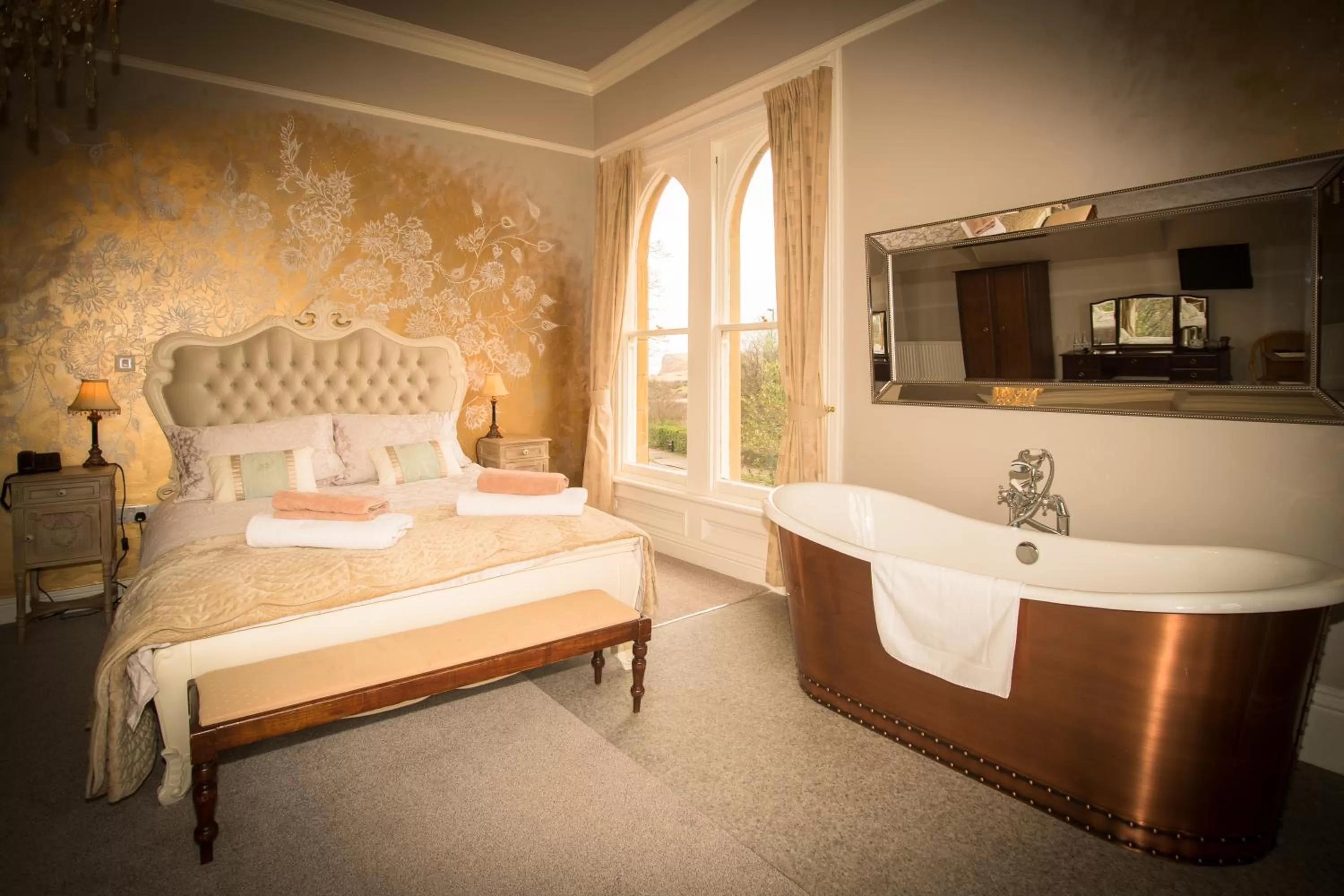 Bed in Brockley Hall Hotel