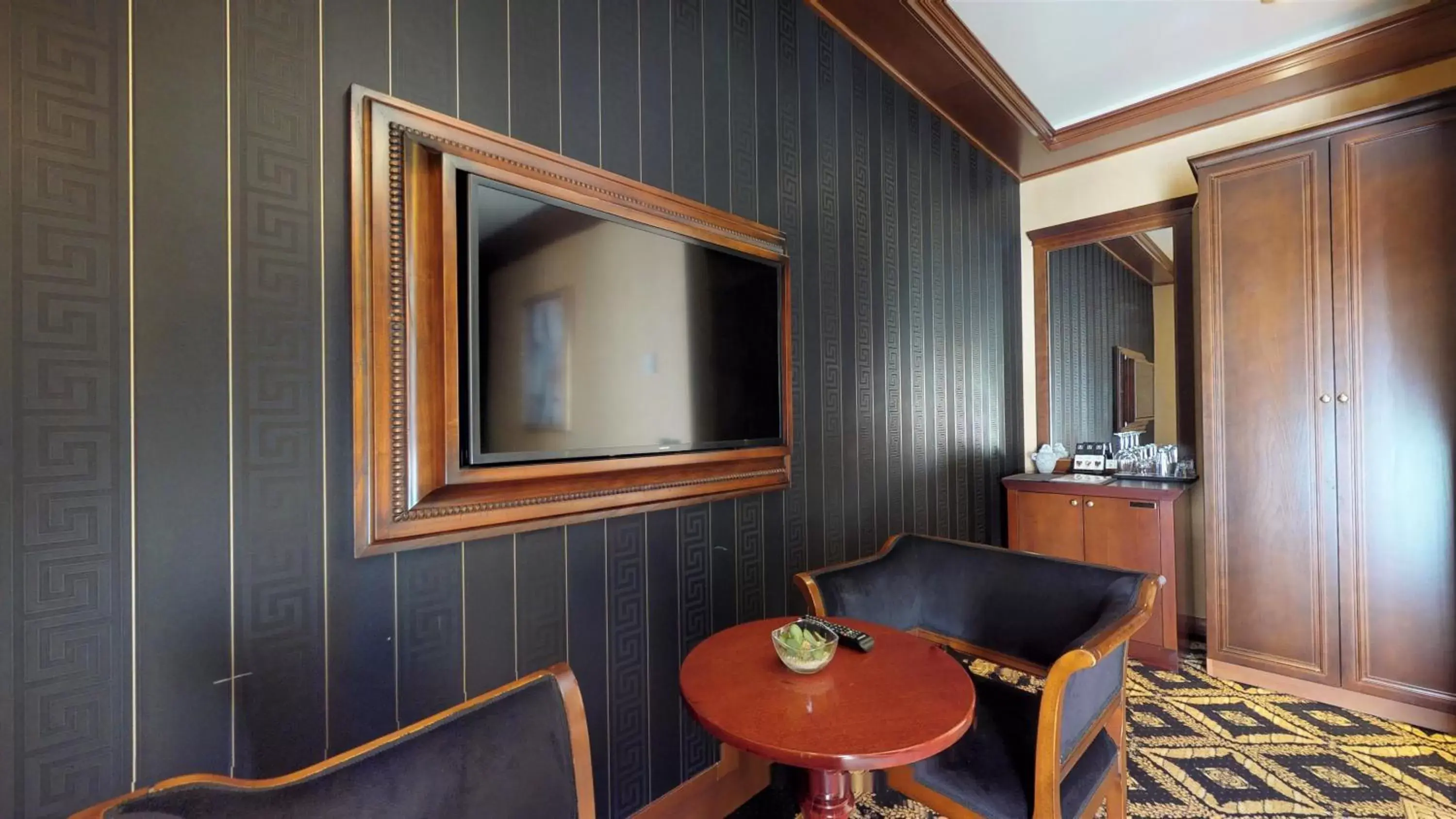 Decorative detail, Seating Area in Historic Boutique Hotel Cattaro