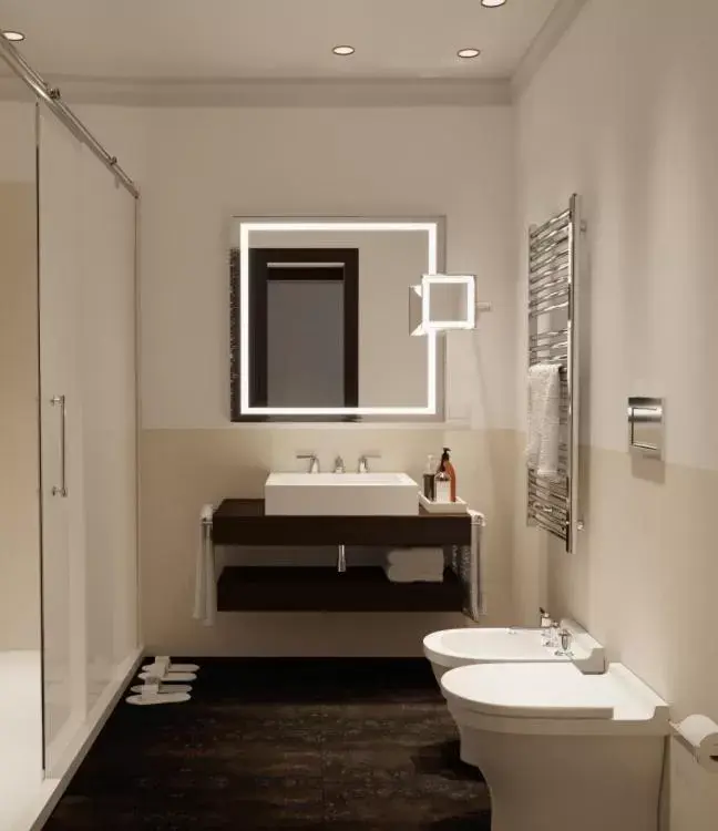 Shower, Bathroom in Hotel L'Orologio Roma - WTB Hotels