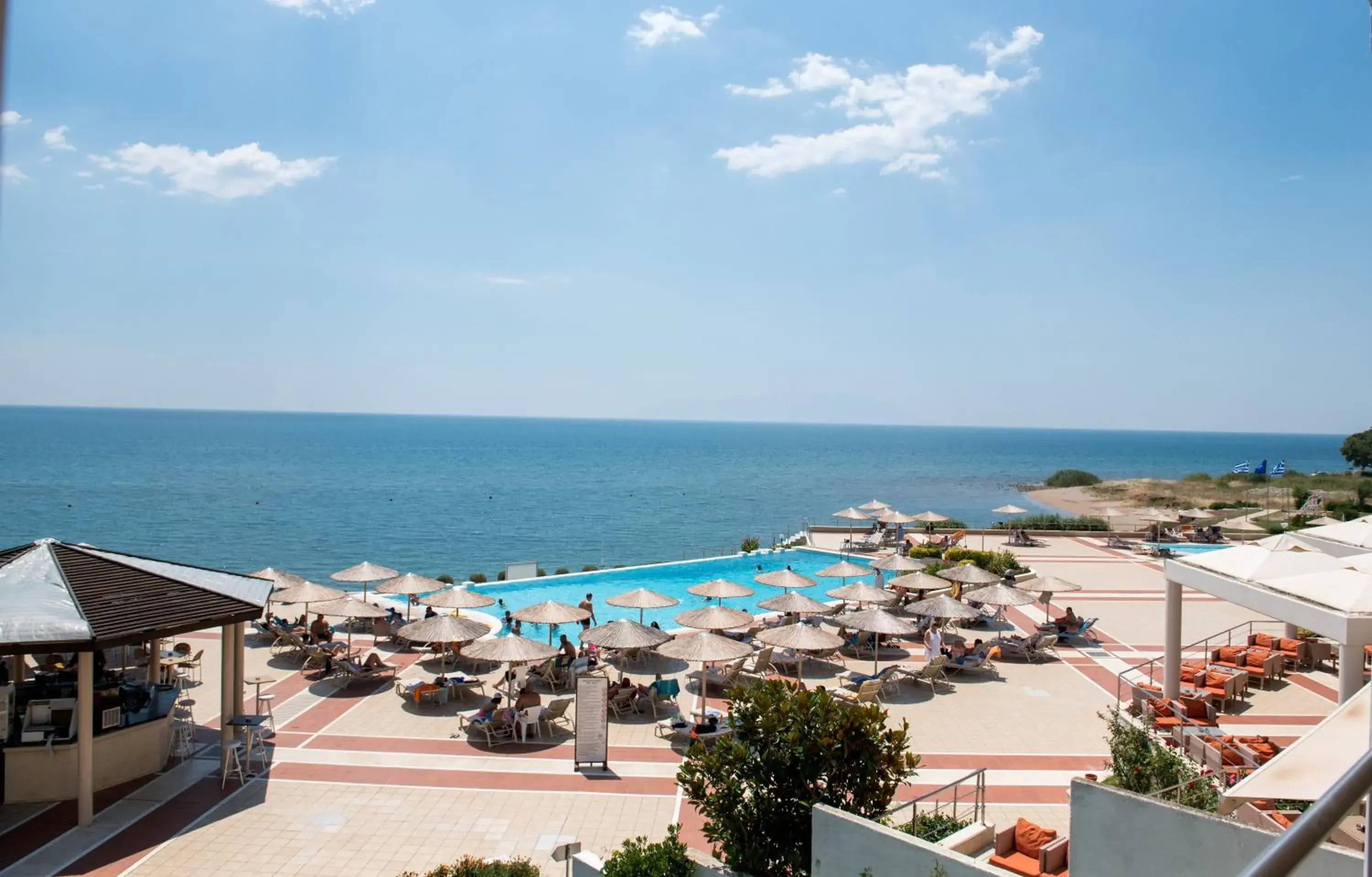 Pool View in Ramada Plaza Thraki