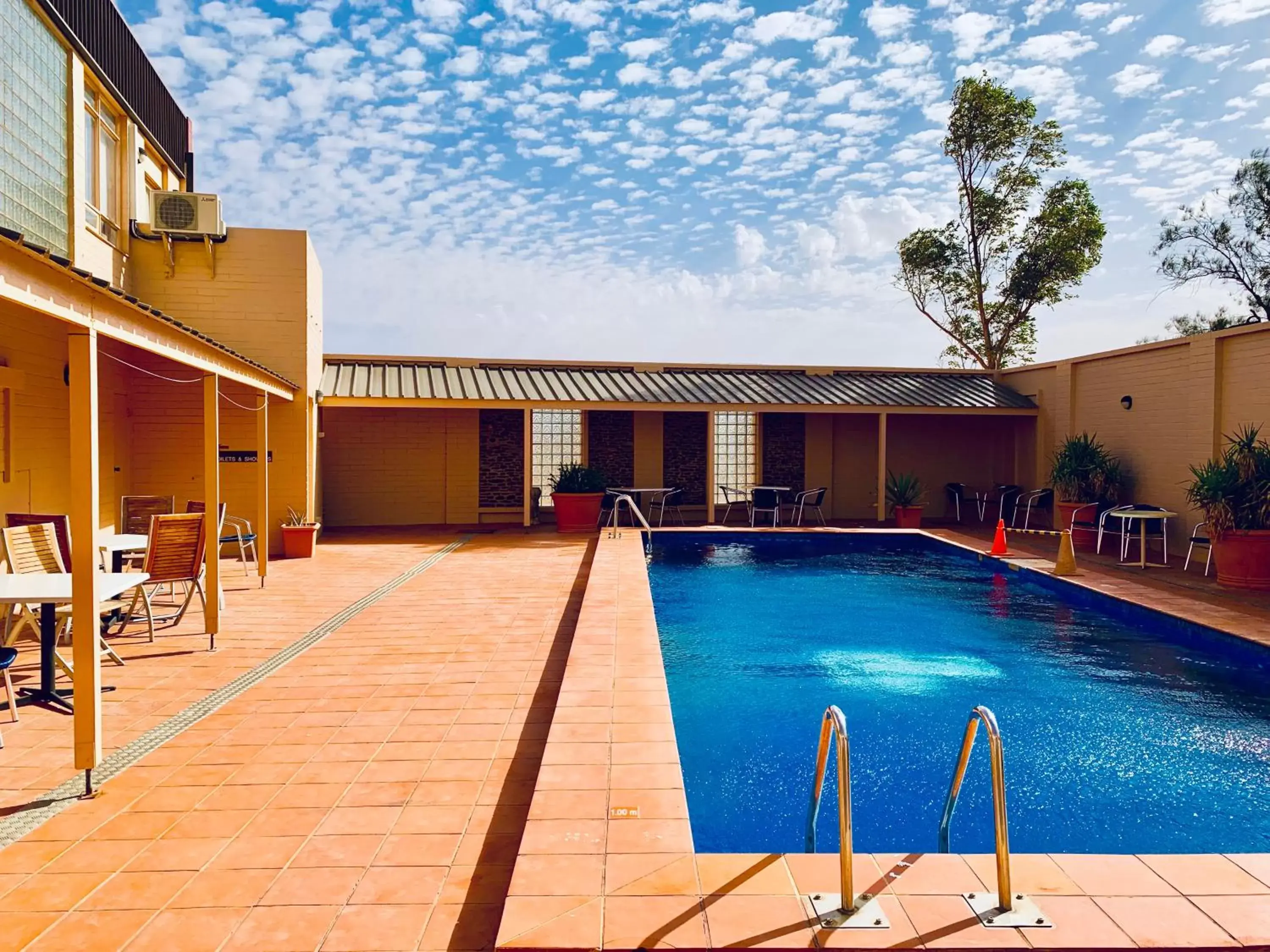 Swimming Pool in Desert Cave Hotel