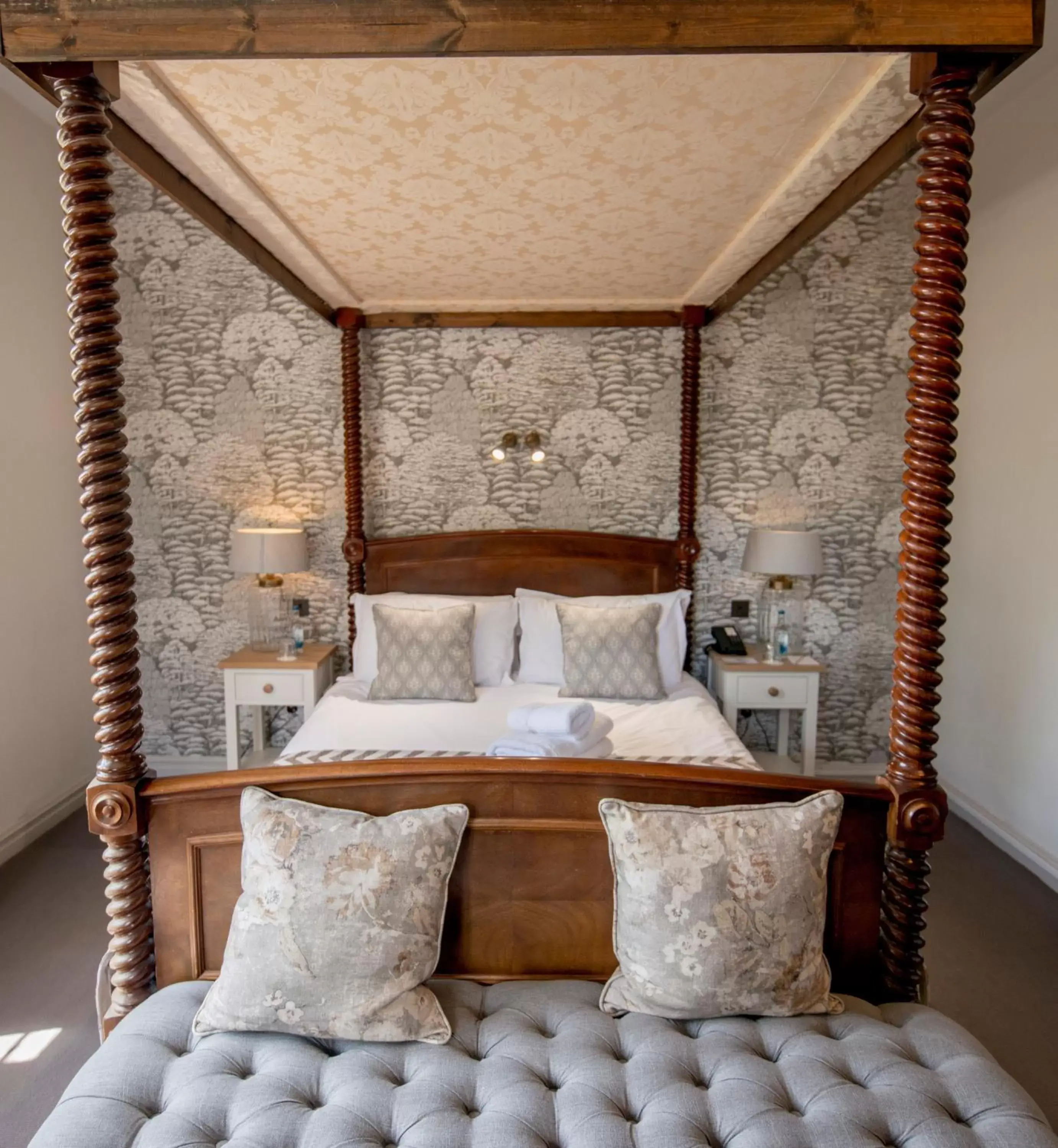 Bedroom, Bed in Stonehouse Court Hotel - A Bespoke Hotel