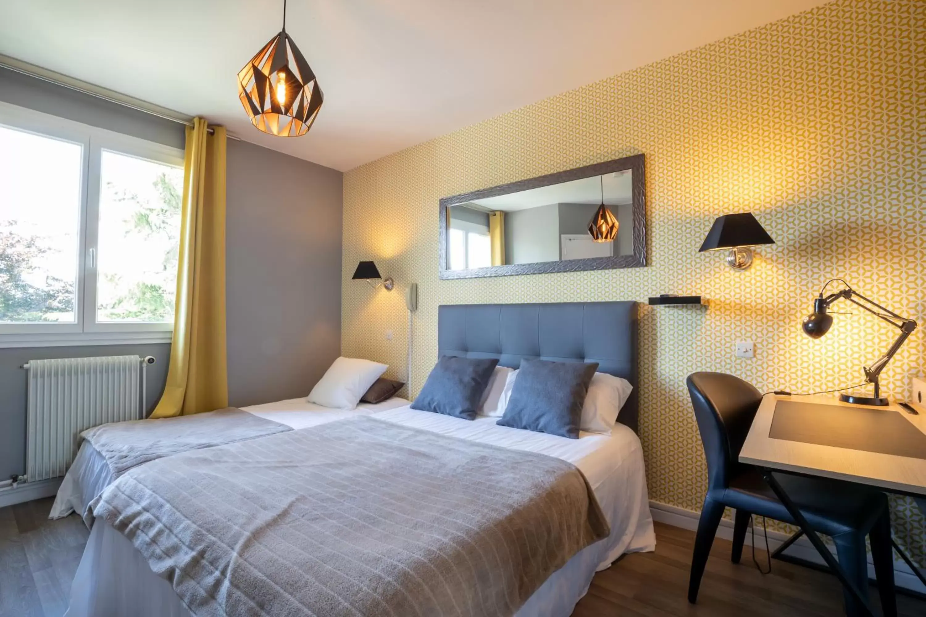 Bedroom, Bed in Hôtel Parc Adelie