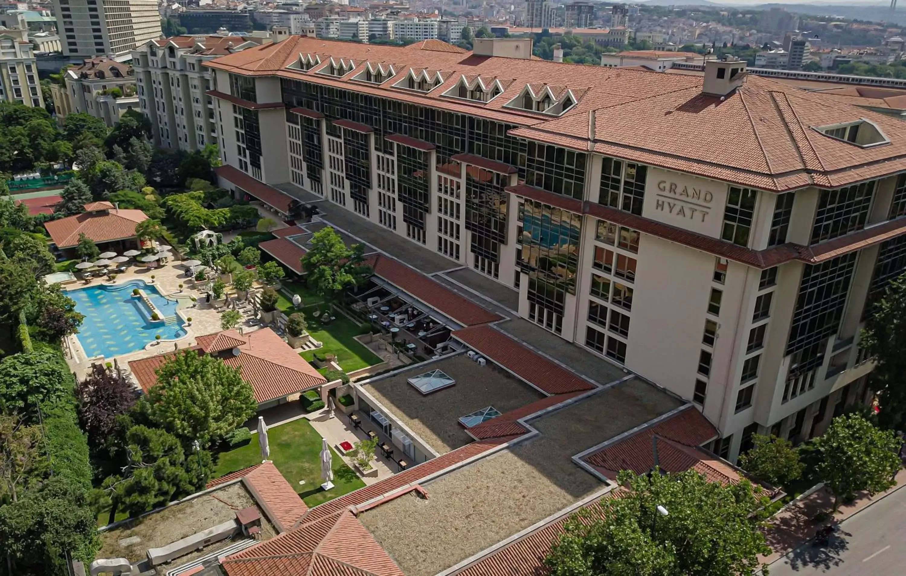 Property building, Bird's-eye View in Grand Hyatt Istanbul