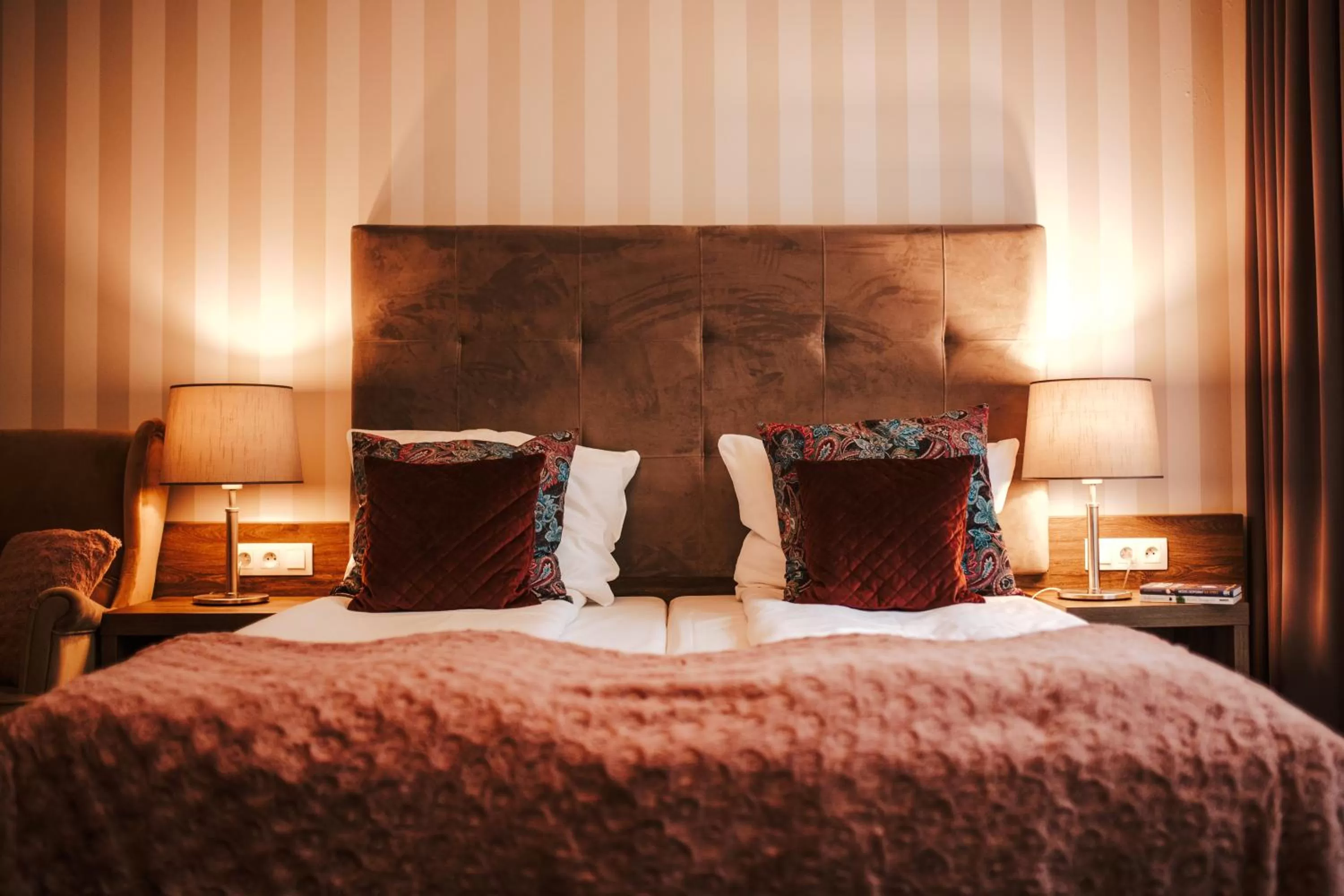 Bed in Hotel Dębowy Biowellness & SPA Góry Sowie