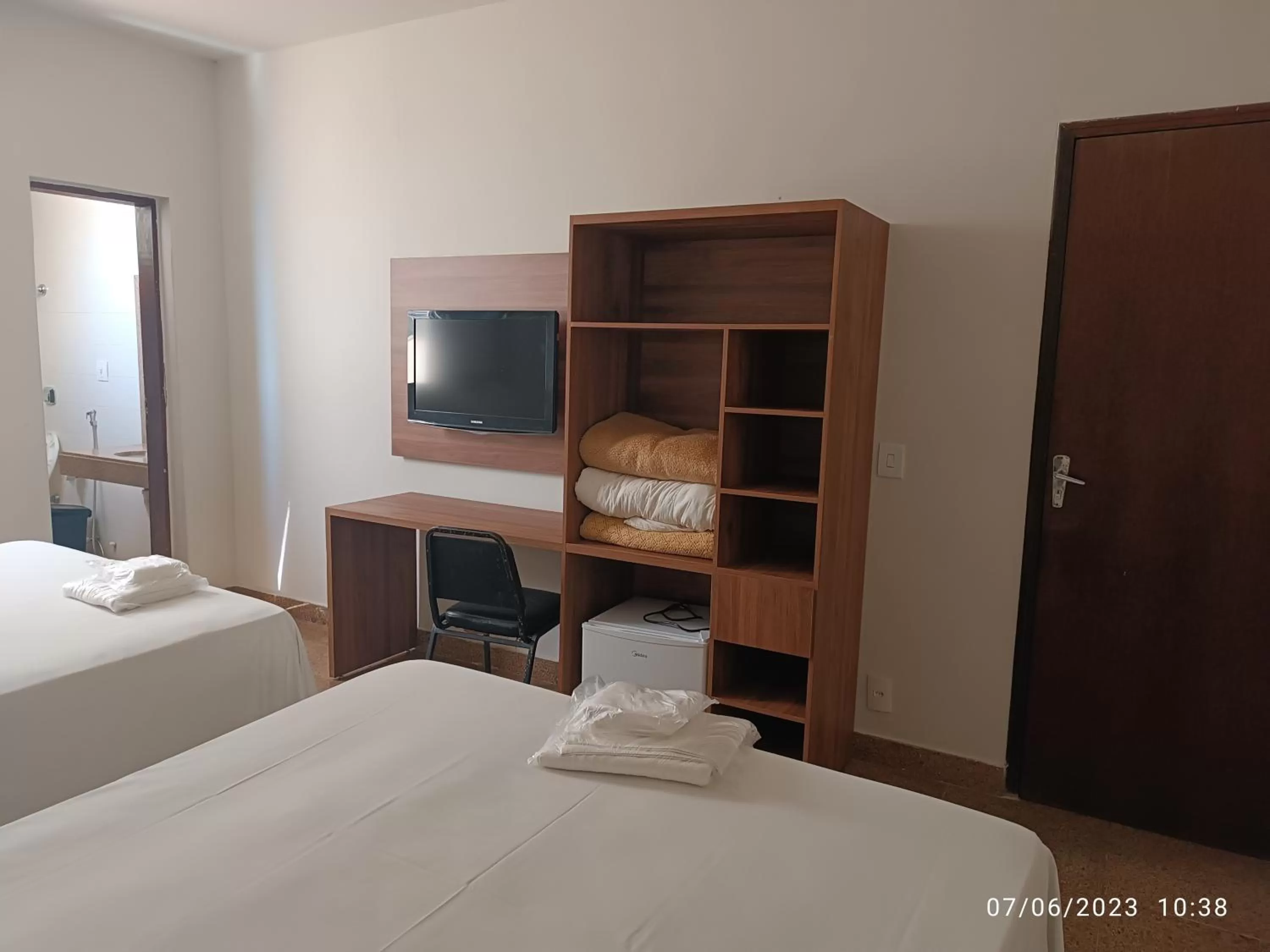 Bed in Hotel Oscar Blue Montes Claros