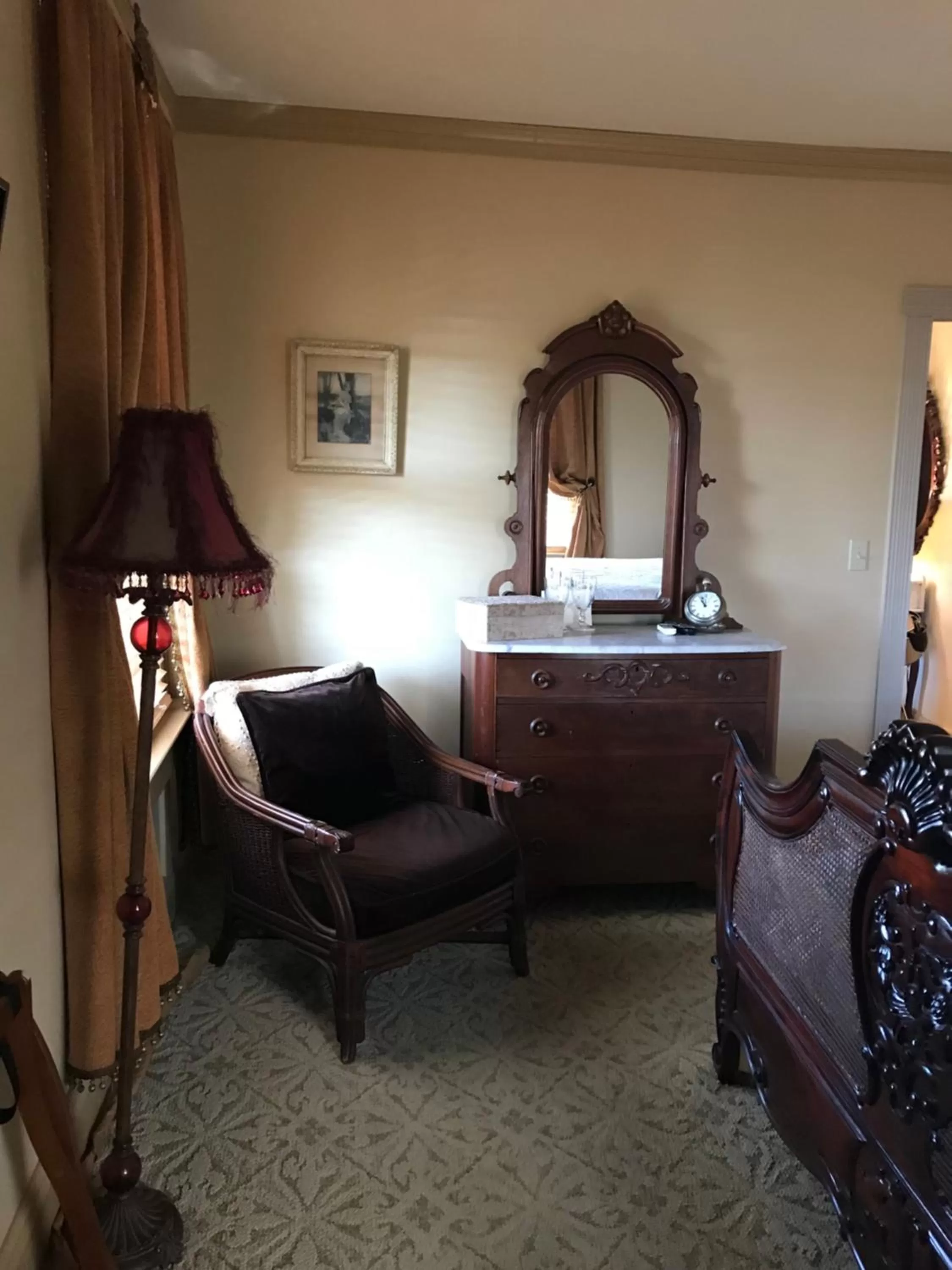 Decorative detail, Seating Area in Elaine's Cape May Boutique Hotel