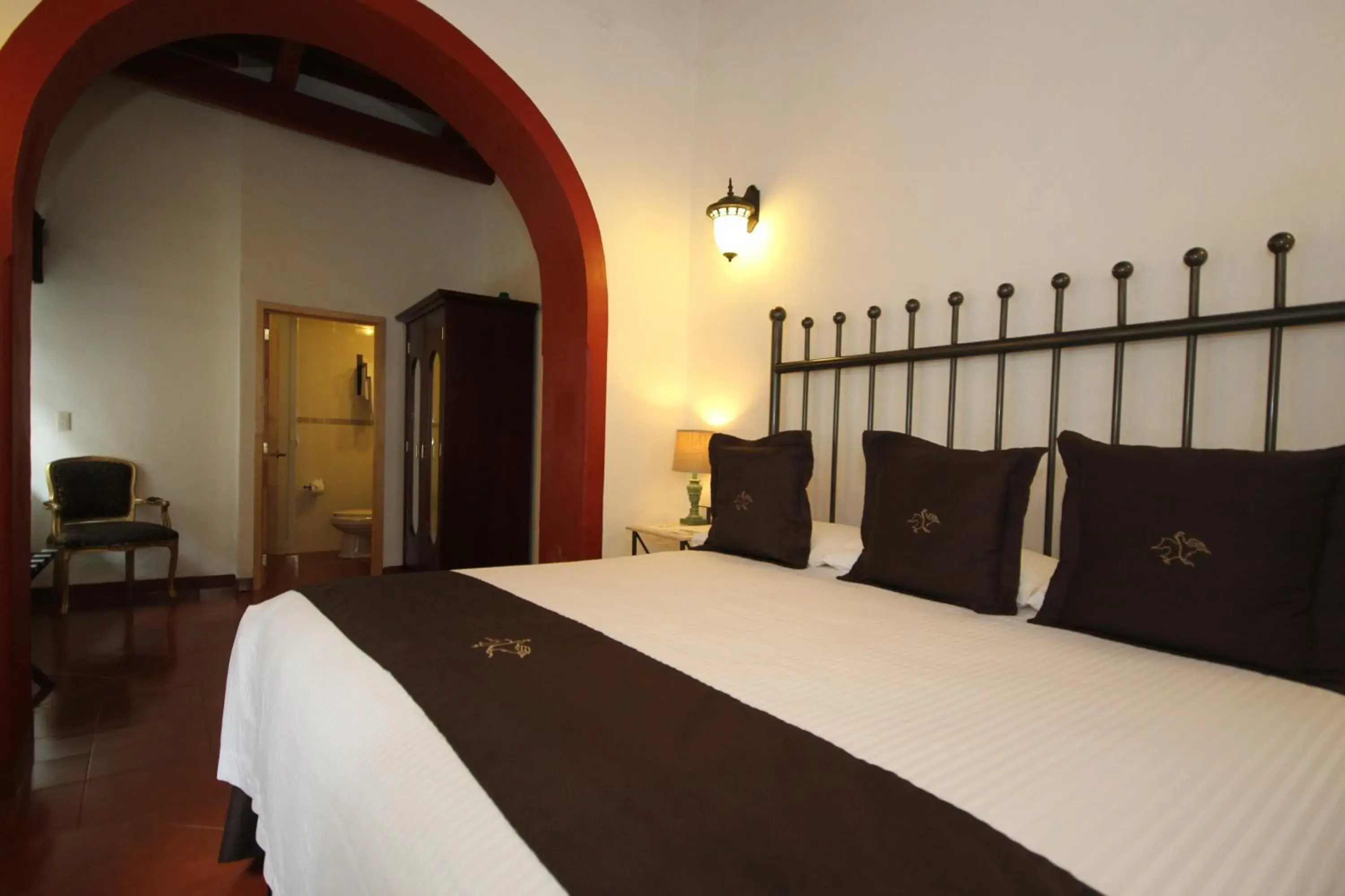 Bed in Hotel Santa Regina Bed in Hotel Santa Regina