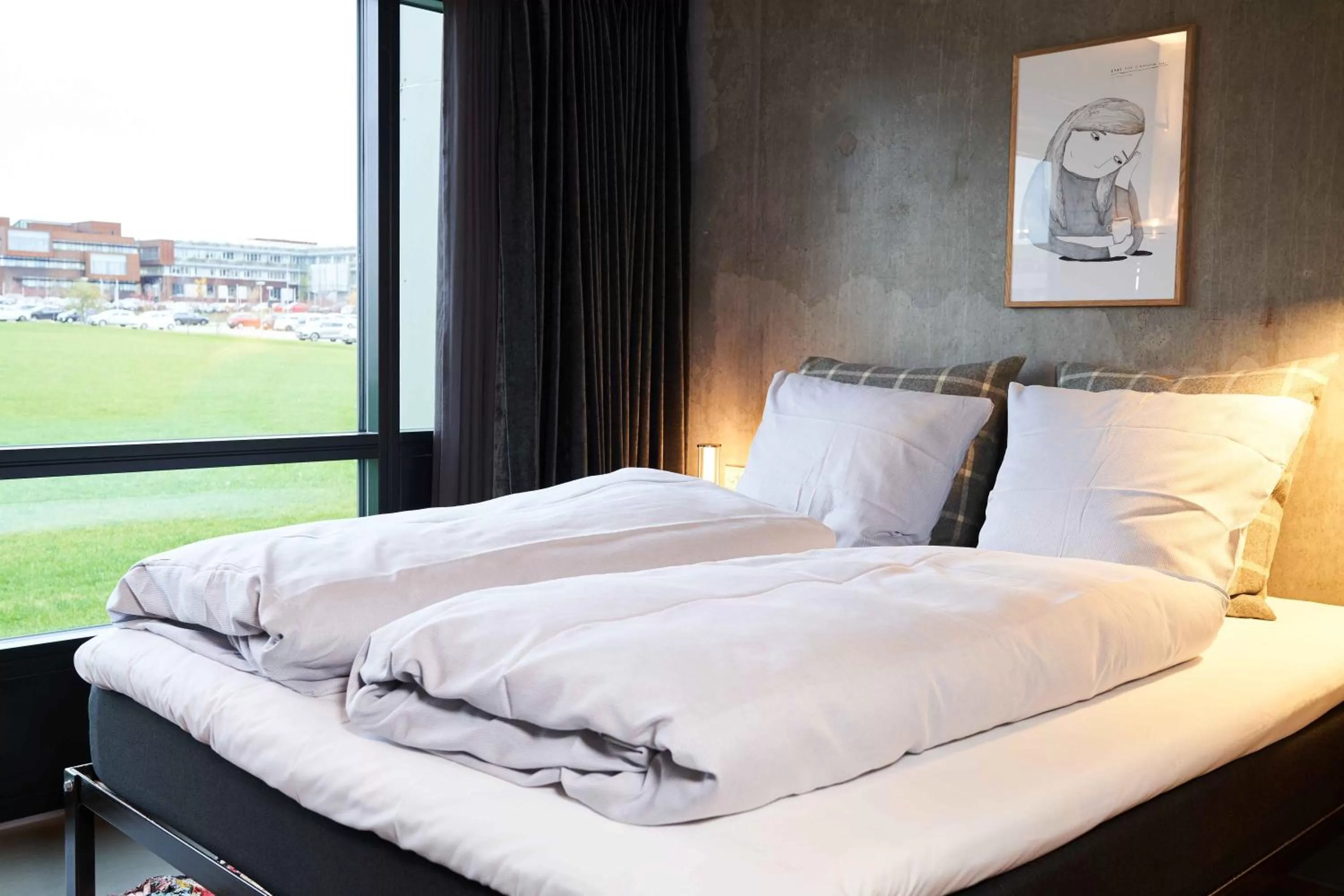 Bed in Hotel GUESTapart