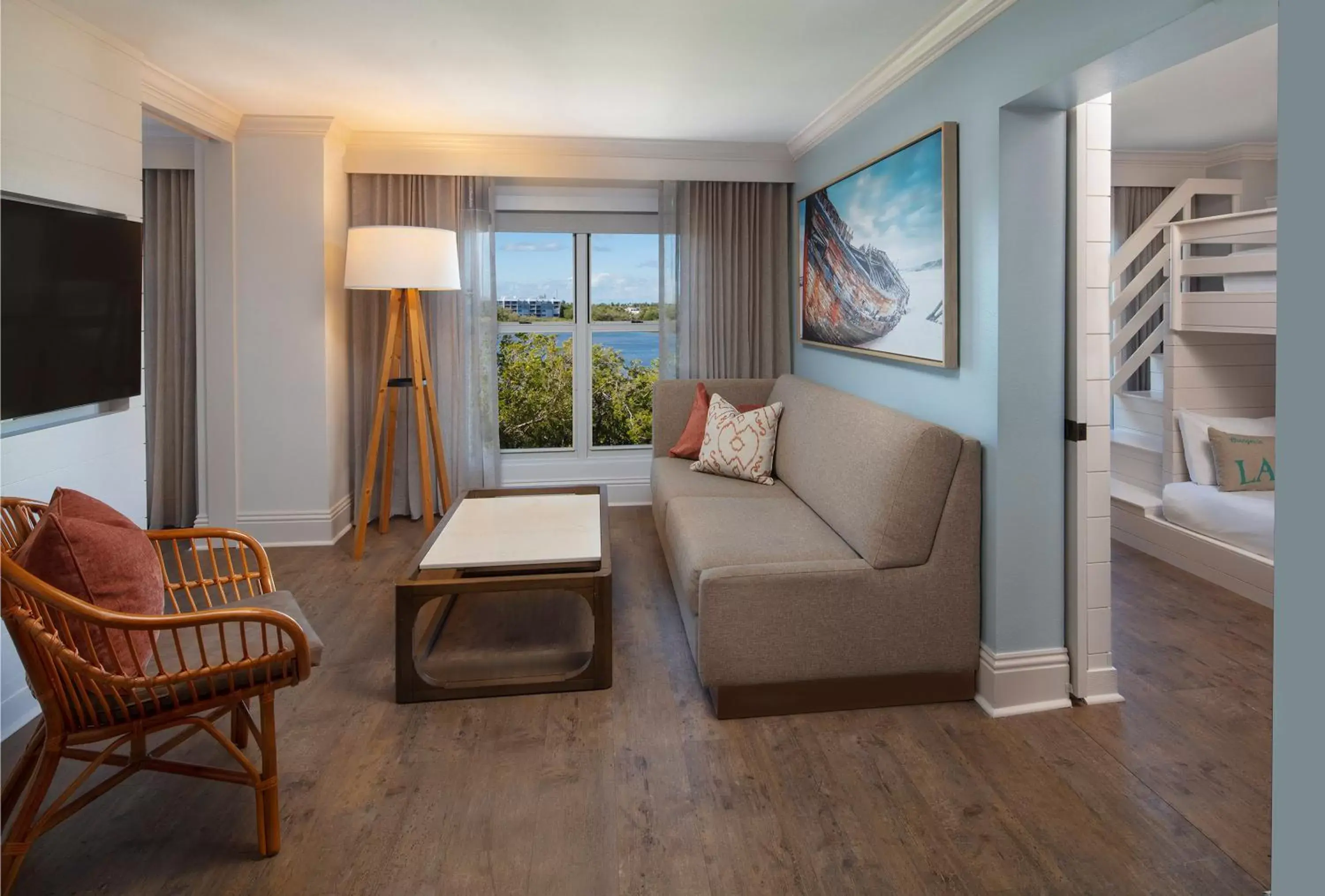 Living room, Seating Area in Margaritaville Beach House Key West