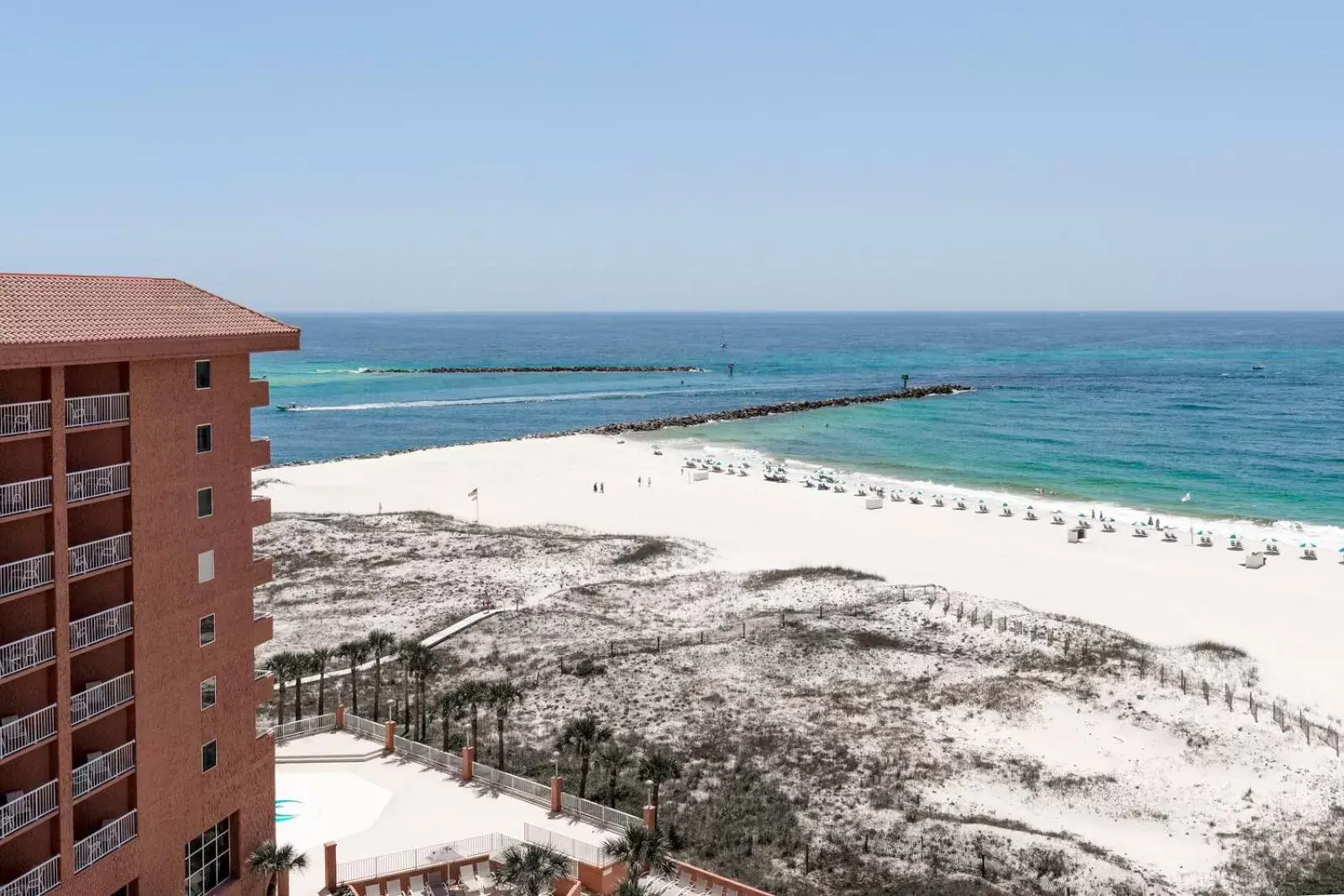 View (from property/room), Beach in Perdido Beach Resort