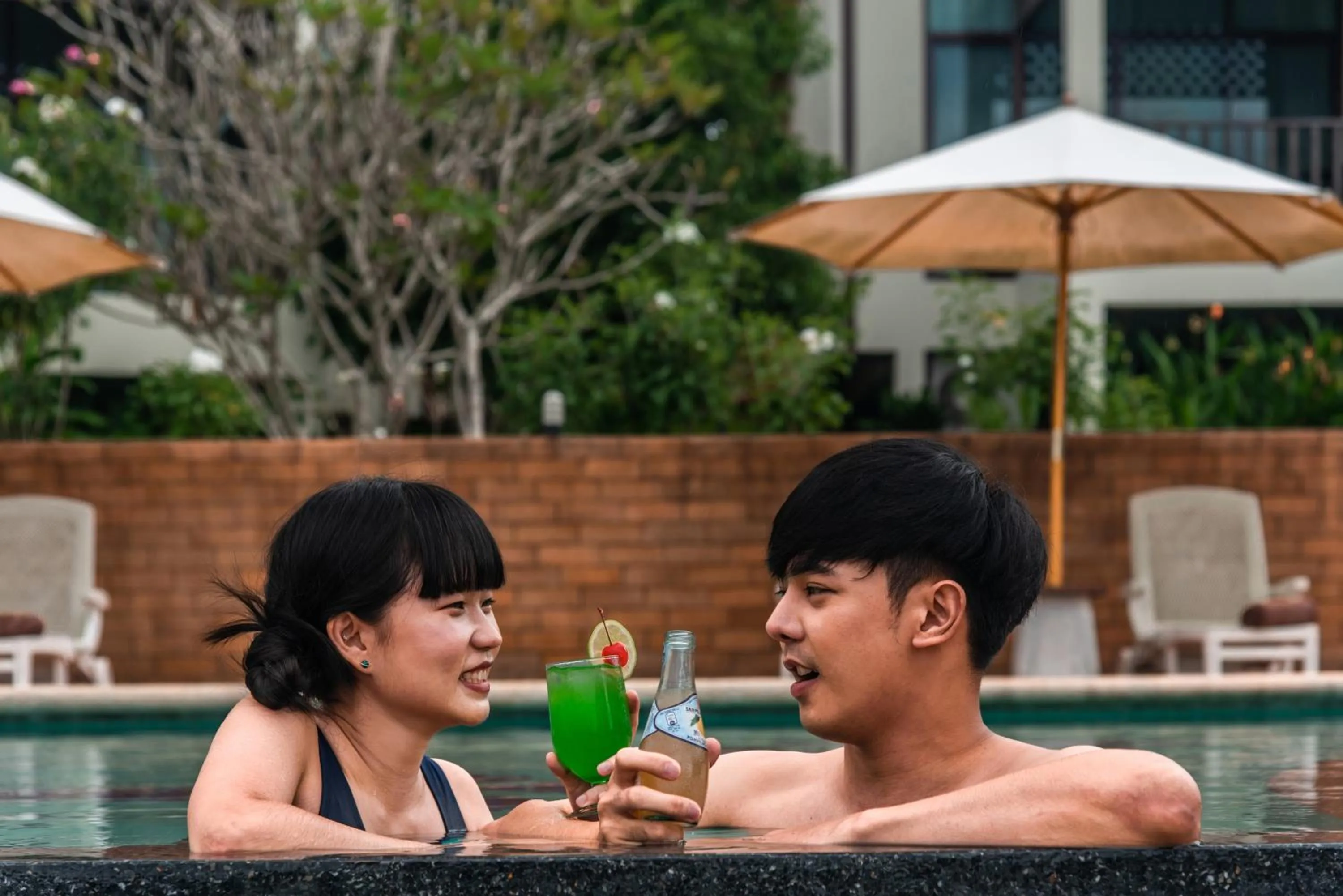 Swimming pool in Bansaeo Garden and Resort