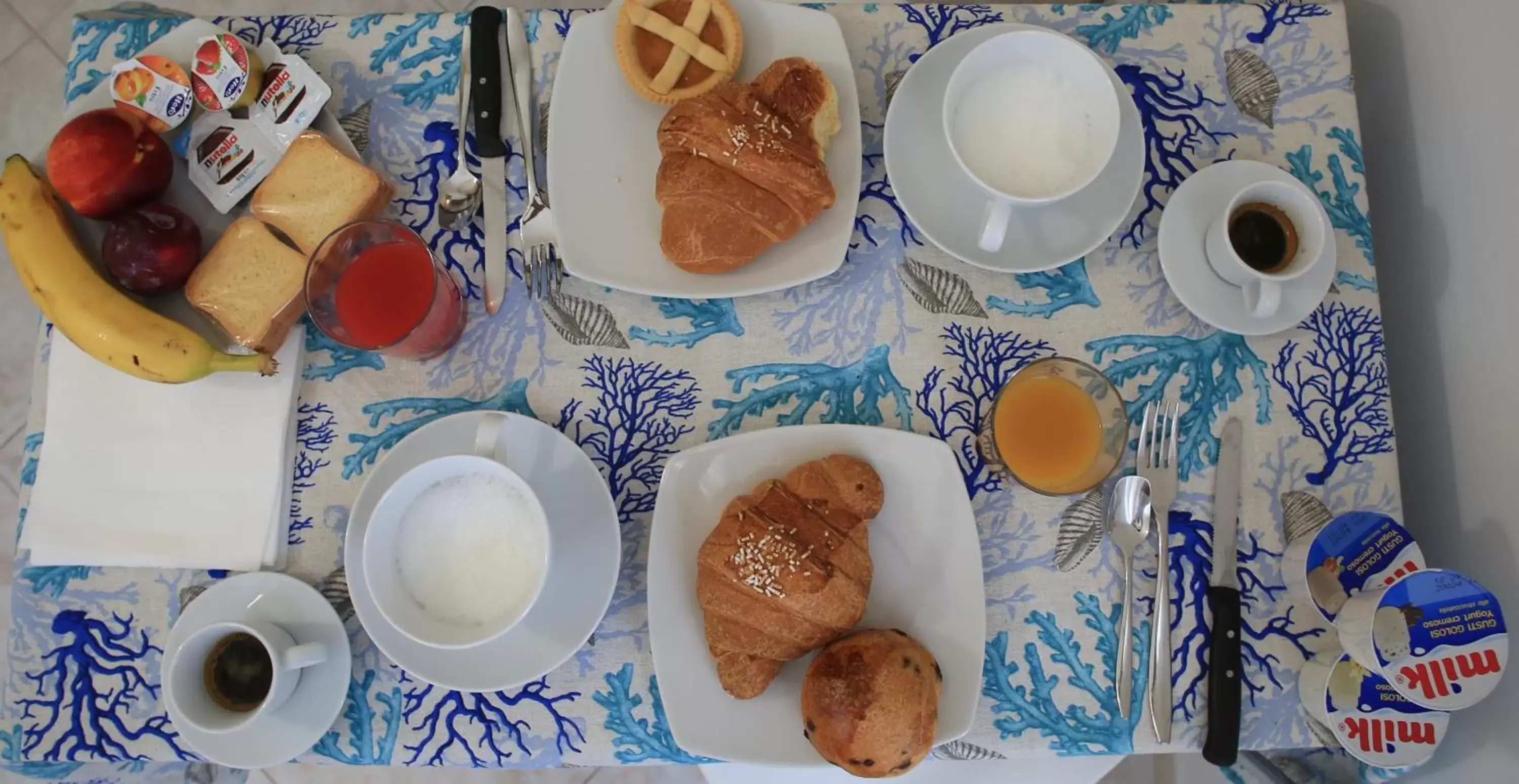 Food and drinks, Breakfast in Villarosa pompei studios