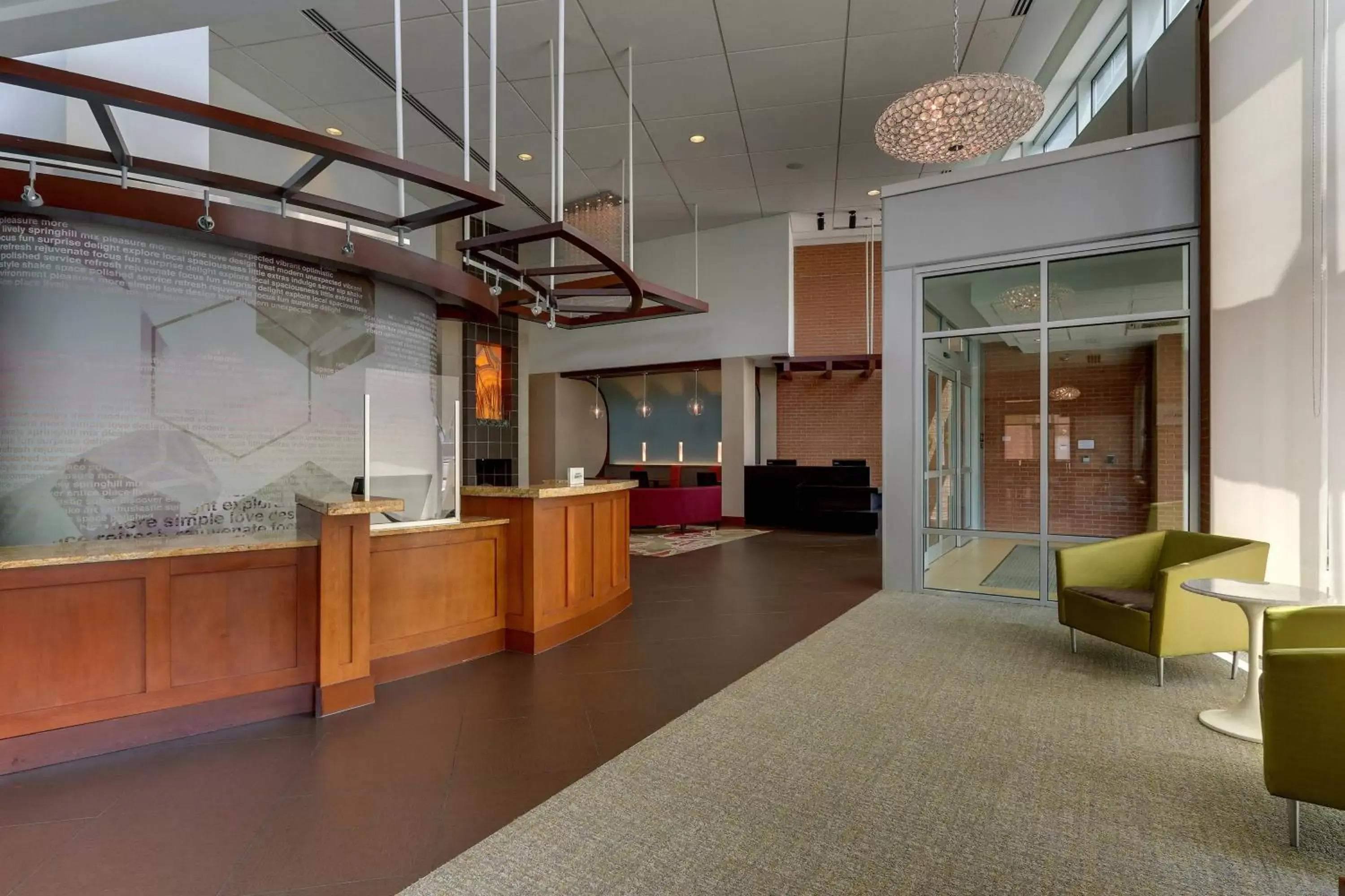 Lobby or reception, Lobby/Reception in SpringHill Suites by Marriott Birmingham Downtown at UAB