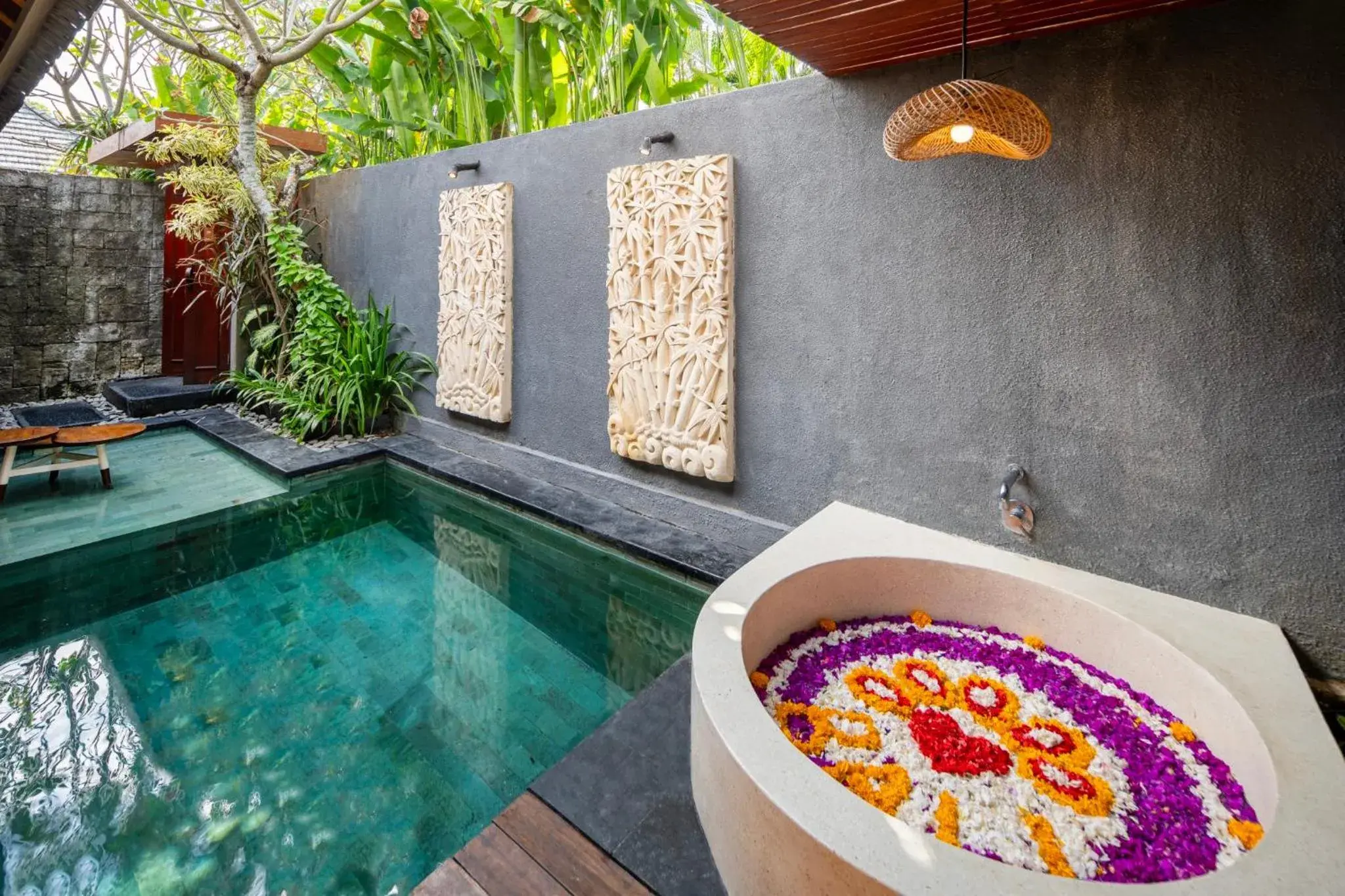 Bath, Swimming Pool in Seminyak Sanctuary Villa by Ini Vie Hospitality